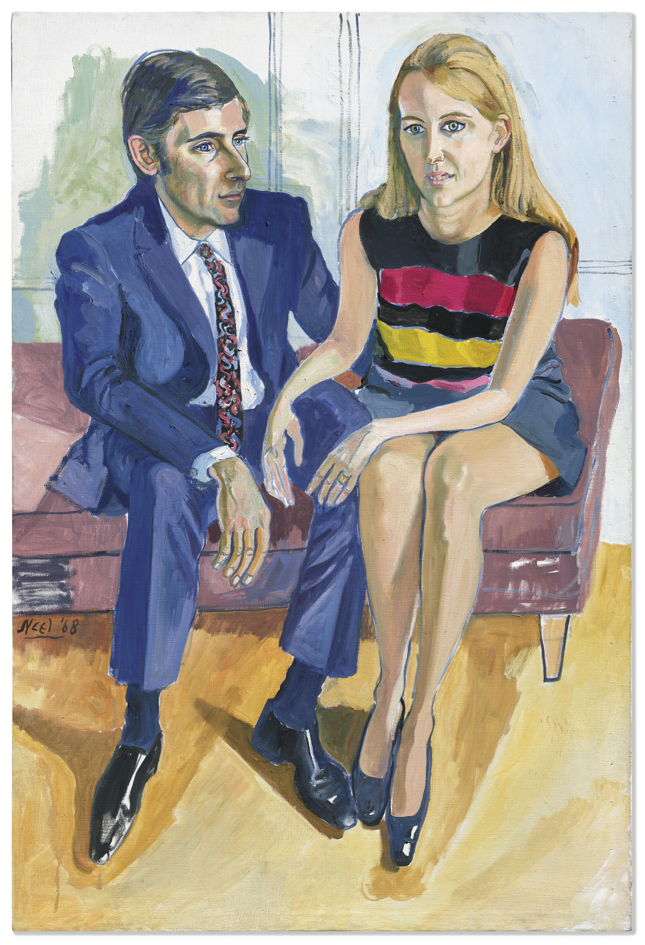 Alice Neel — Дэвид Макки и его первая жена Джейн, изображение 1
