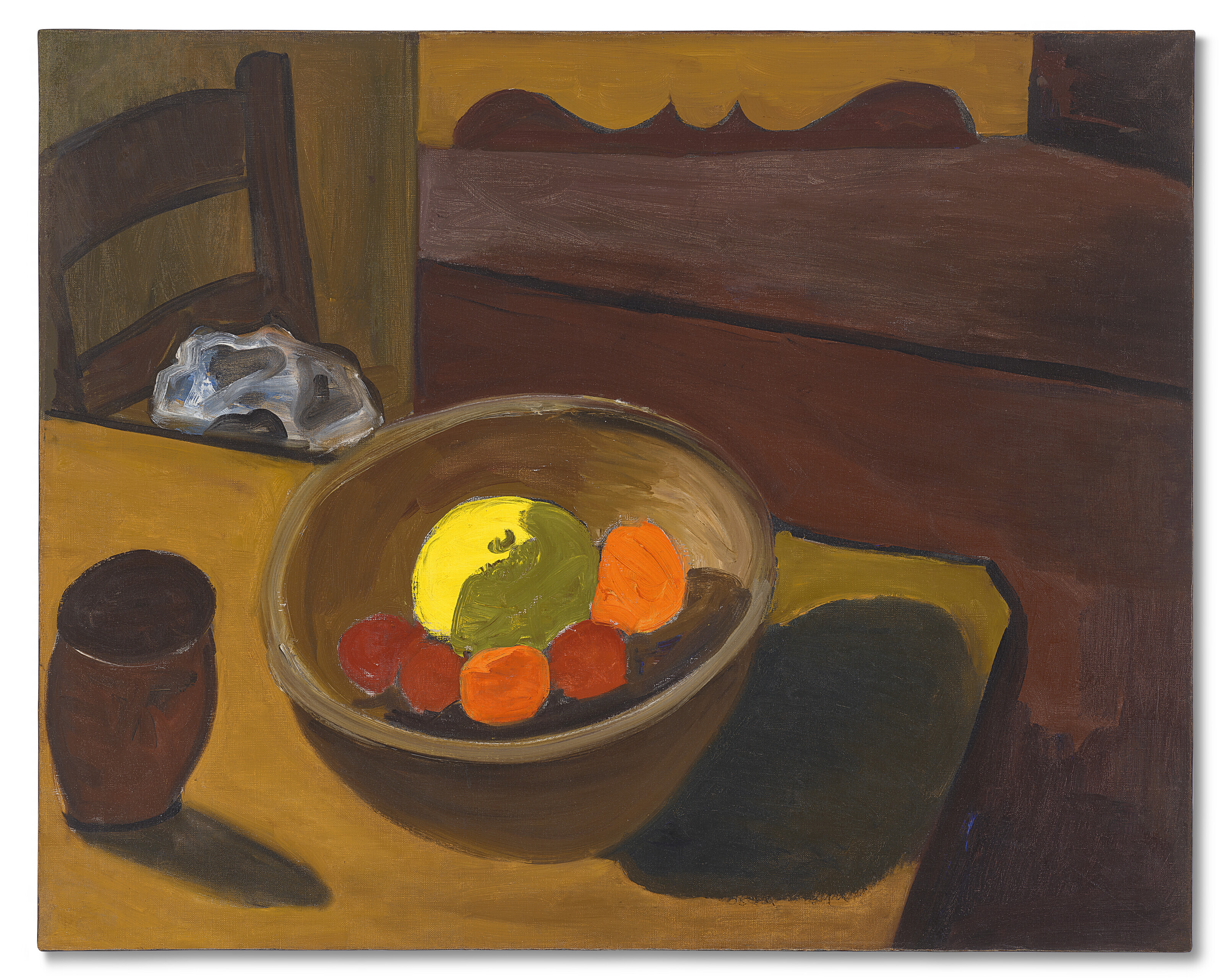 Alice Neel — Натюрморт с фруктами