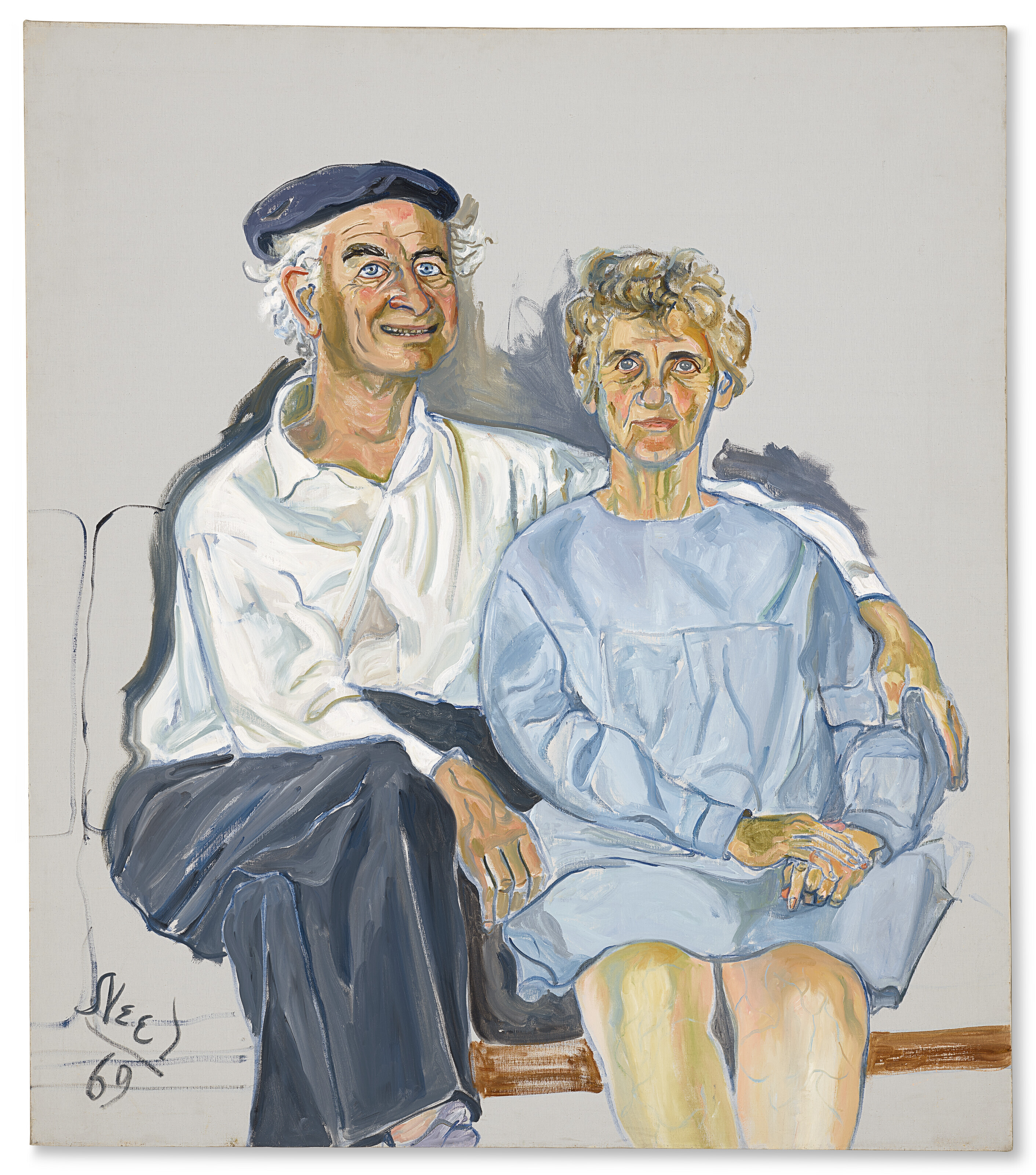 Alice Neel — Лайнус и Ава Хелен Полинг