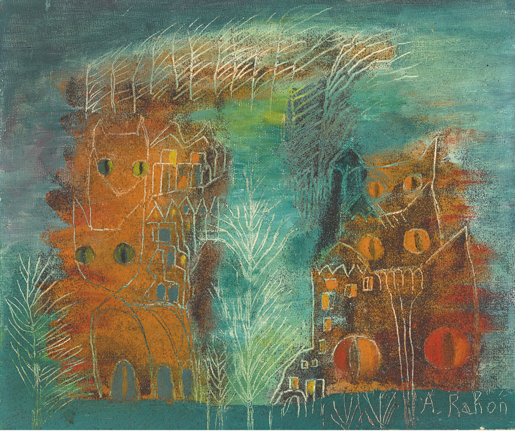 Alice Rahon — Гатос-ан-эль-валье