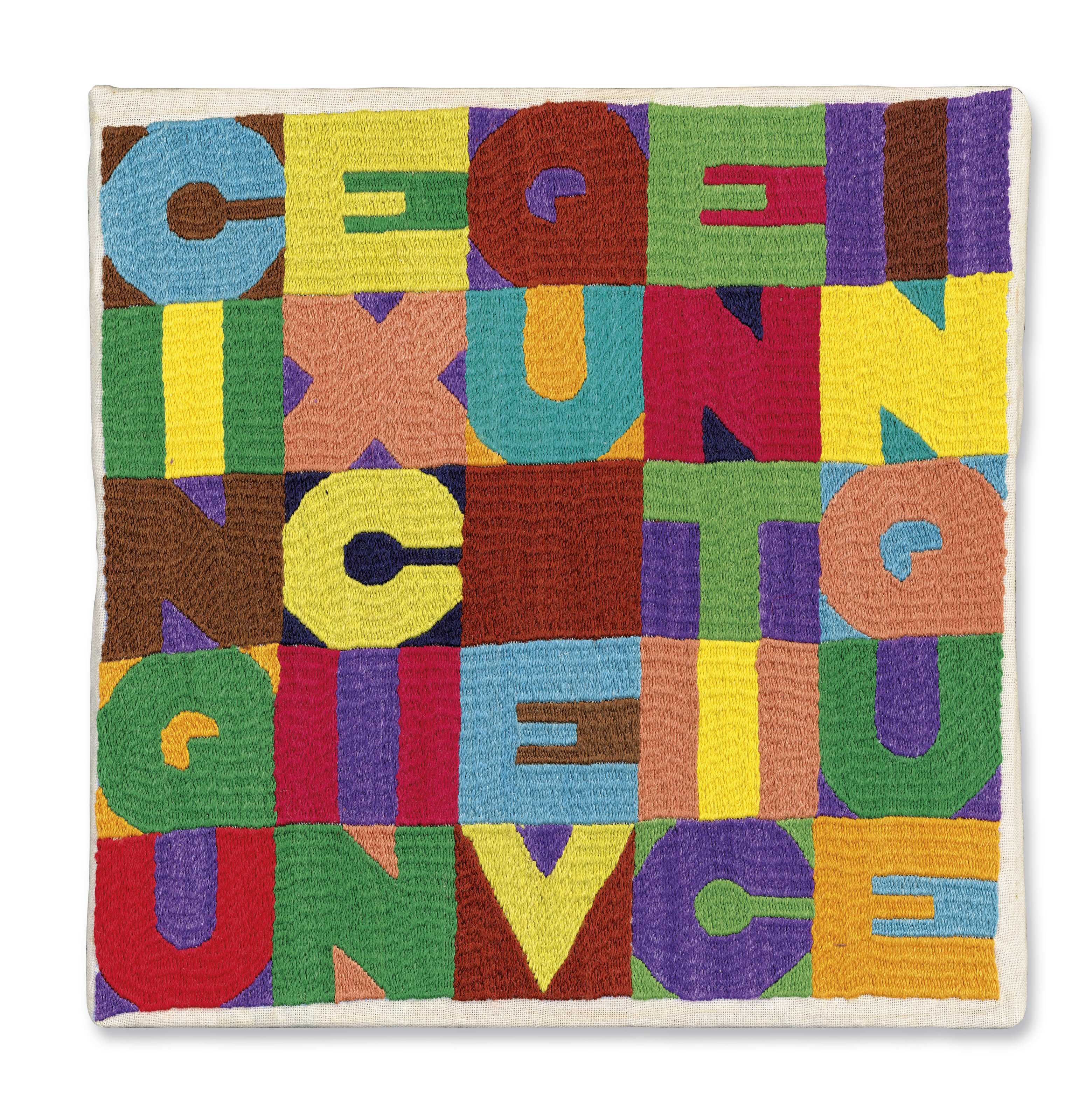 Alighiero Boetti — Cinque x cinque venticinque (пять раз по пятьсот двадцать пять), изображение 8