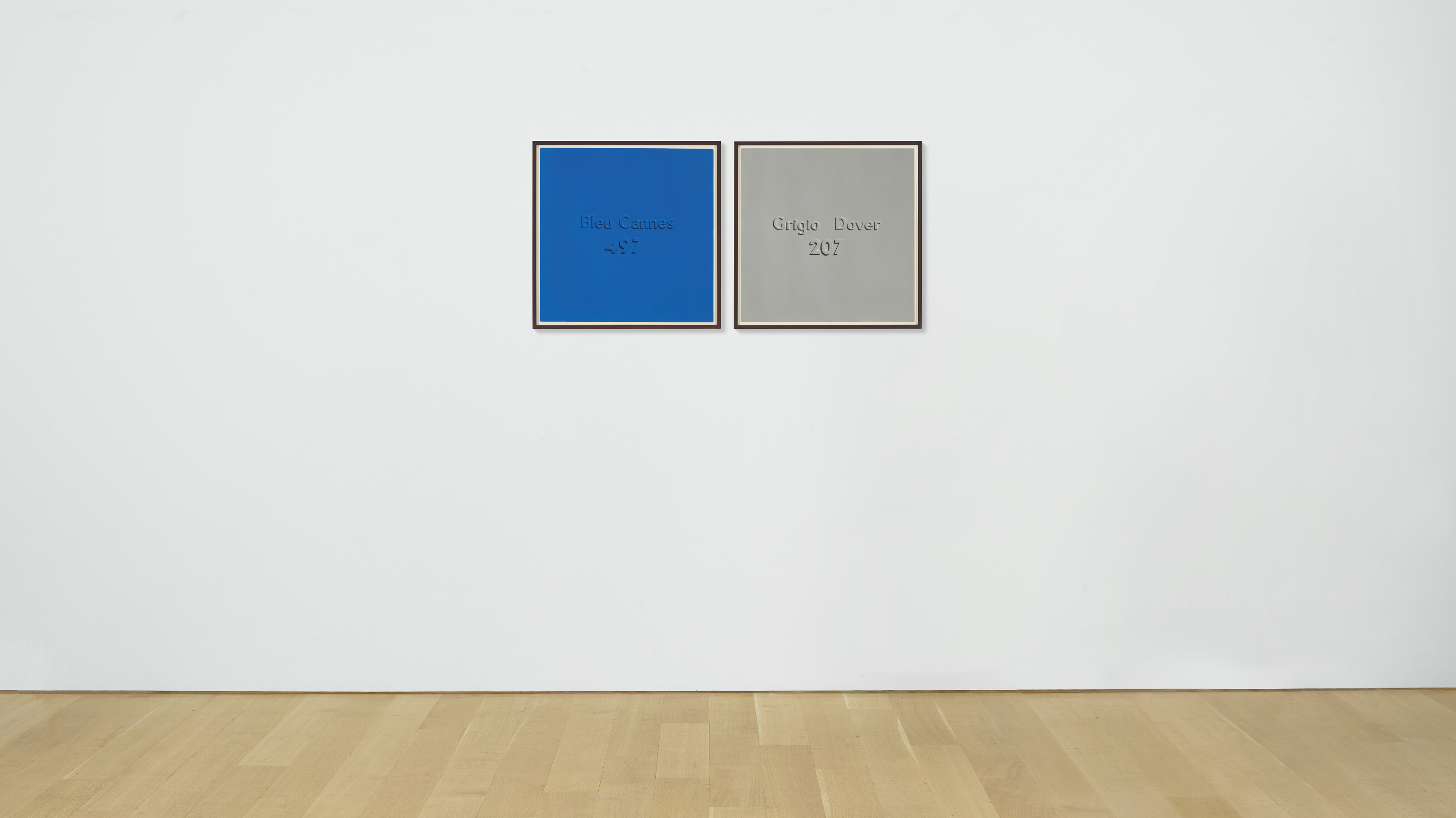 Alighiero Boetti — (i) Bleu Cannes 497, (ii) Grigio Dover 207, изображение 3