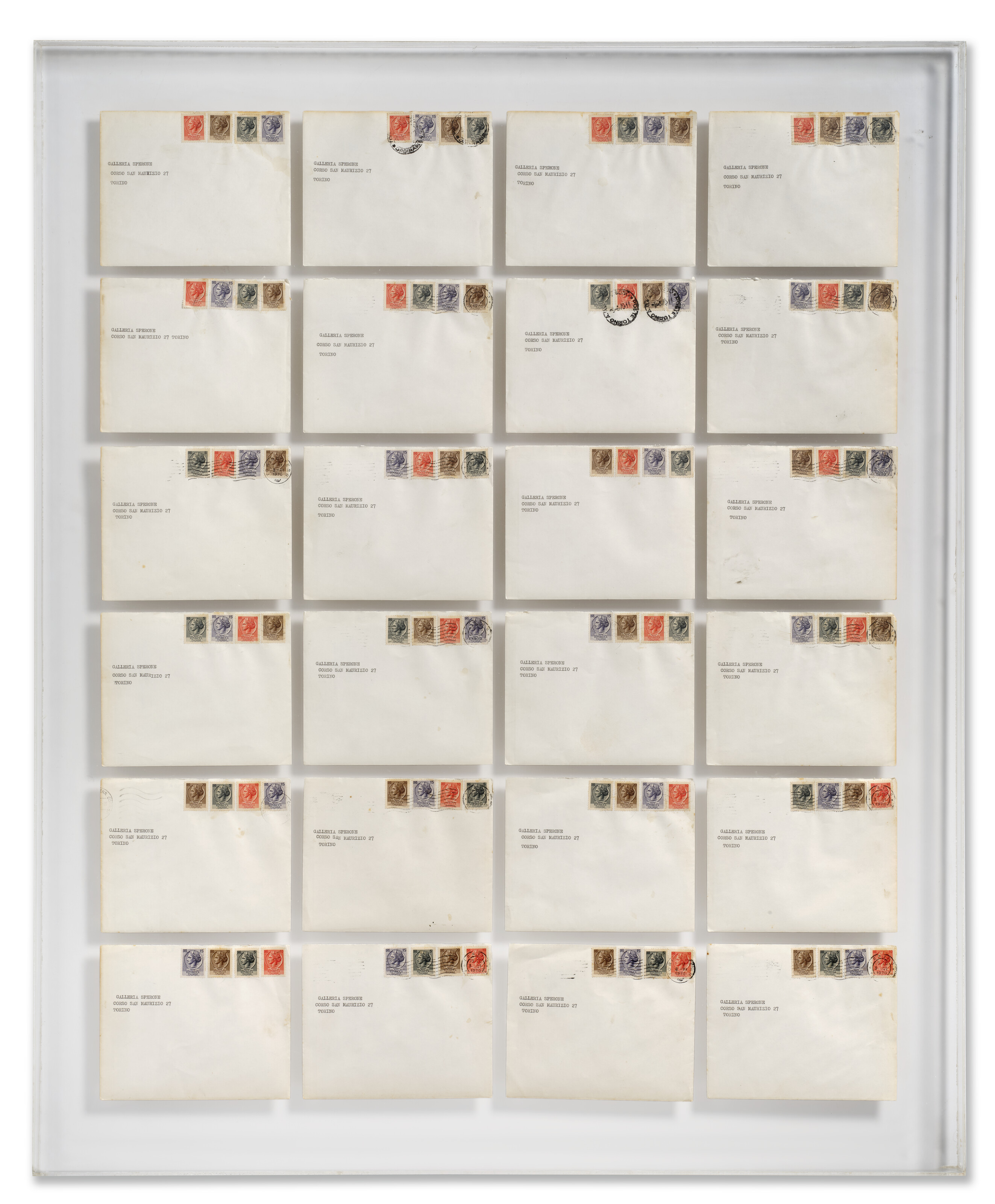 Alighiero Boetti — Почтовый магазин (вентикватро Фьюми), изображение 2