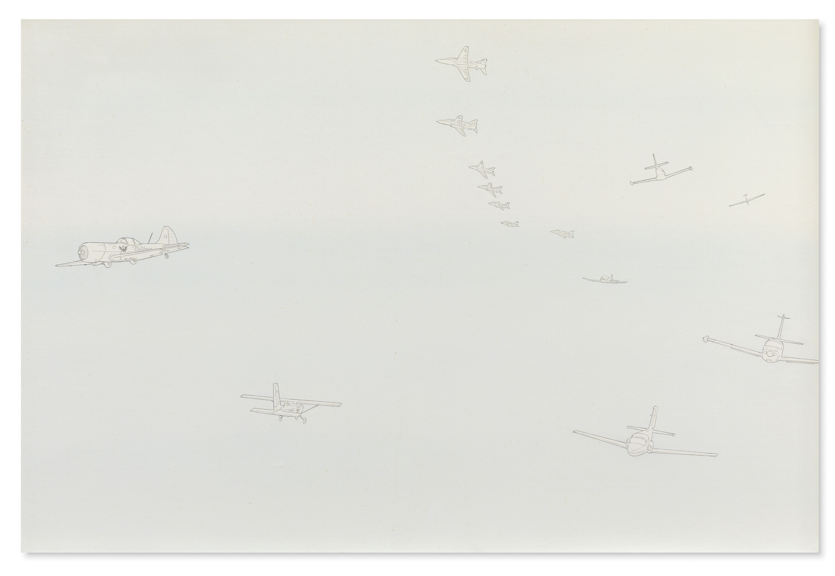 Alighiero Boetti — Квота Cieli ad alta (Небо на большой высоте), изображение 1
