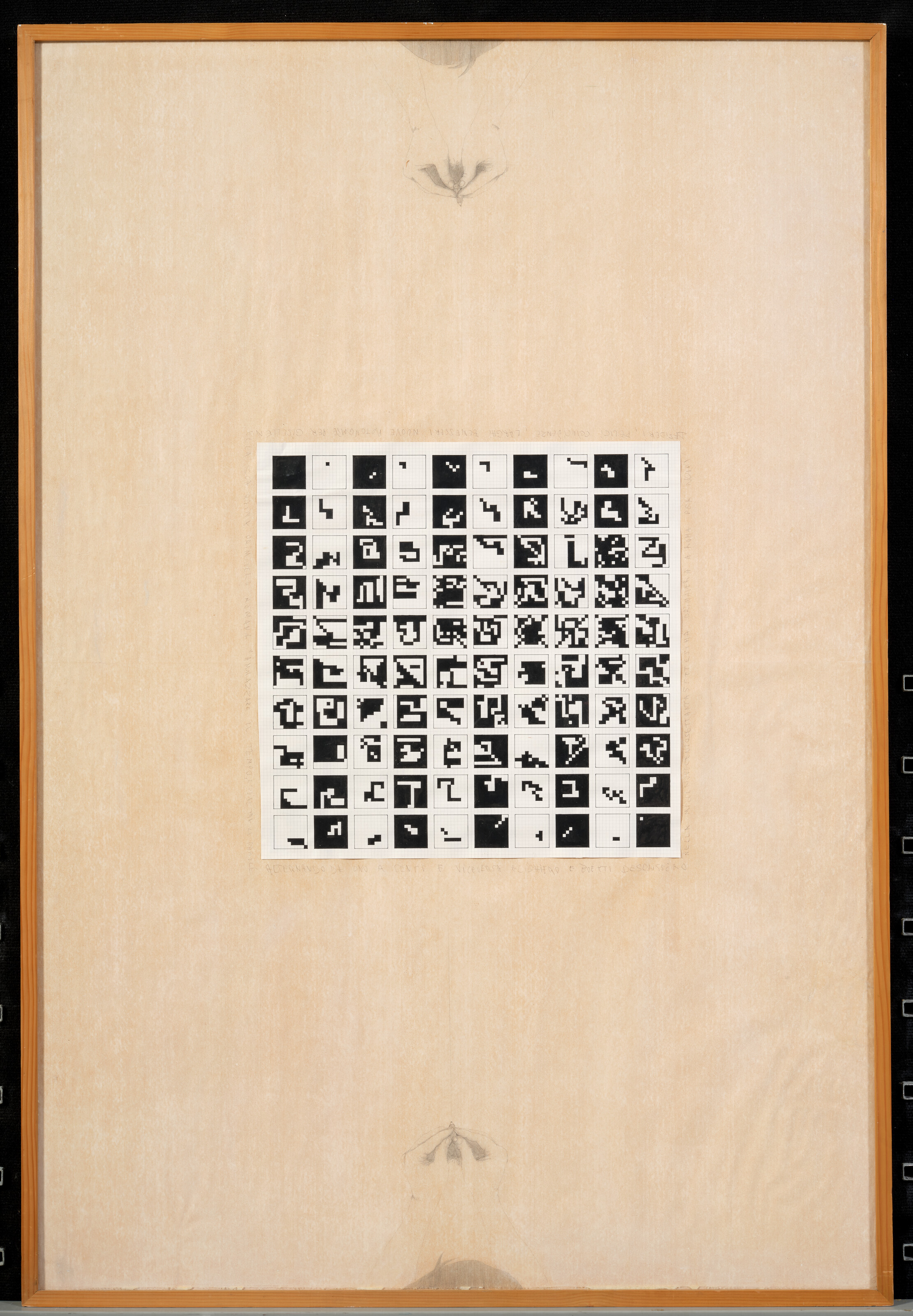 Alighiero Boetti — Здесь и сейчас (чередование мира в центре и наоборот), изображение 2