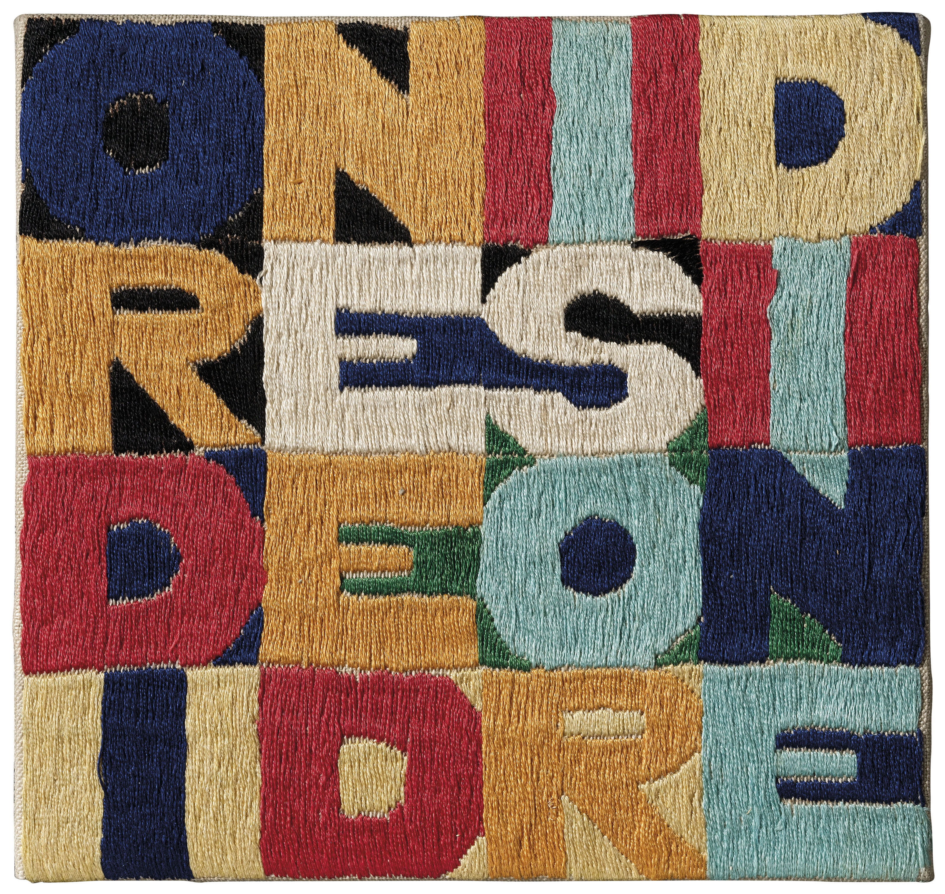 Alighiero Boetti — Упорядочивать или дезорганизовывать