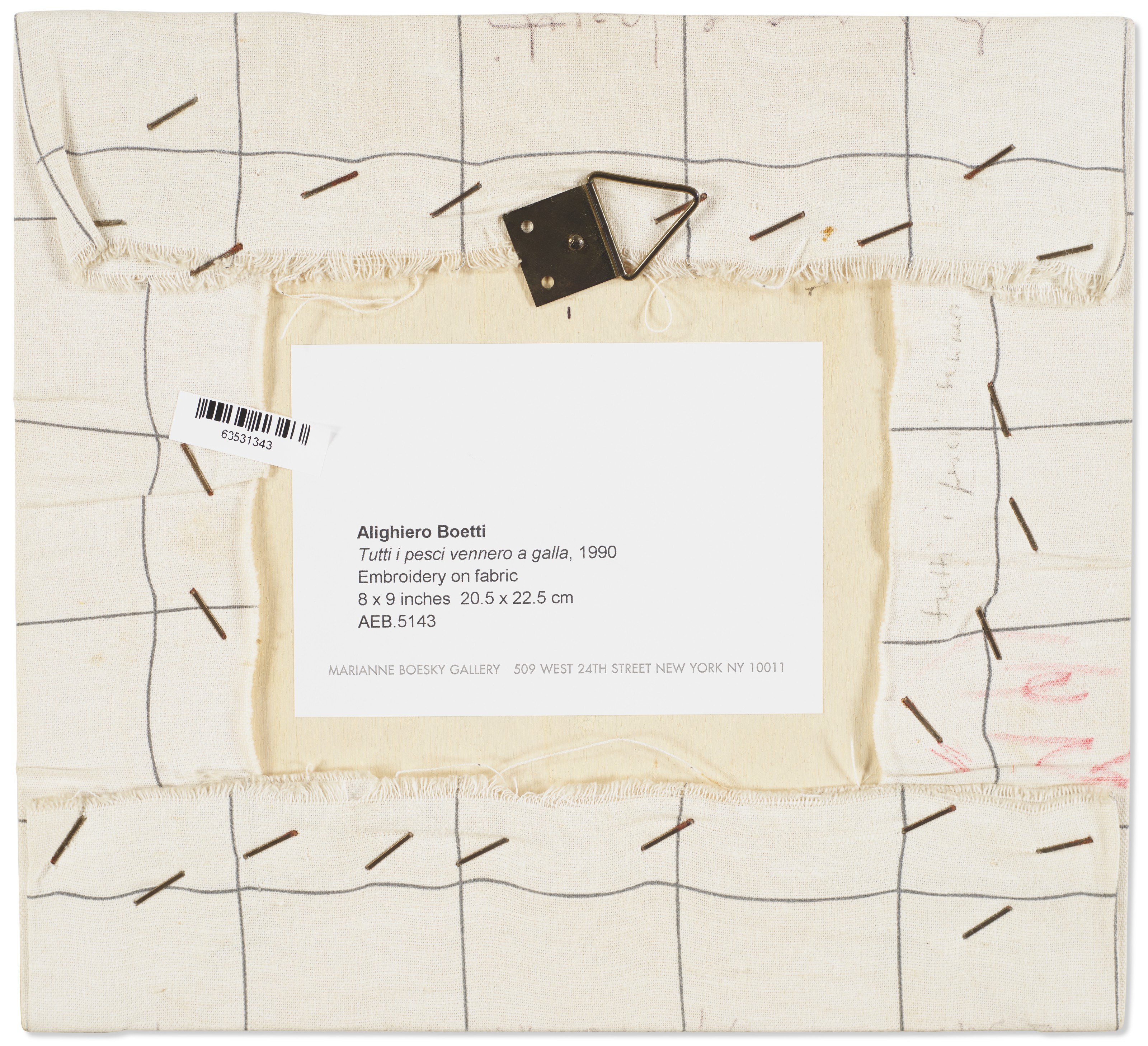 Alighiero Boetti — Тутти и пеши веннеро-галла, изображение 2
