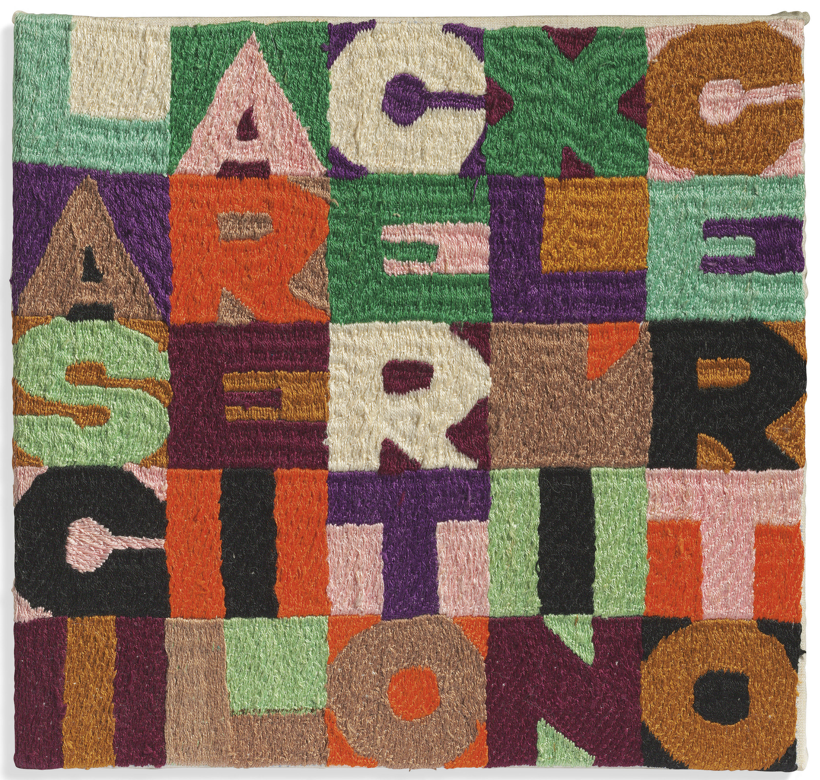 Alighiero Boetti — Ищи ответ на свой вопрос (Оставь определенное ради неопределенного).