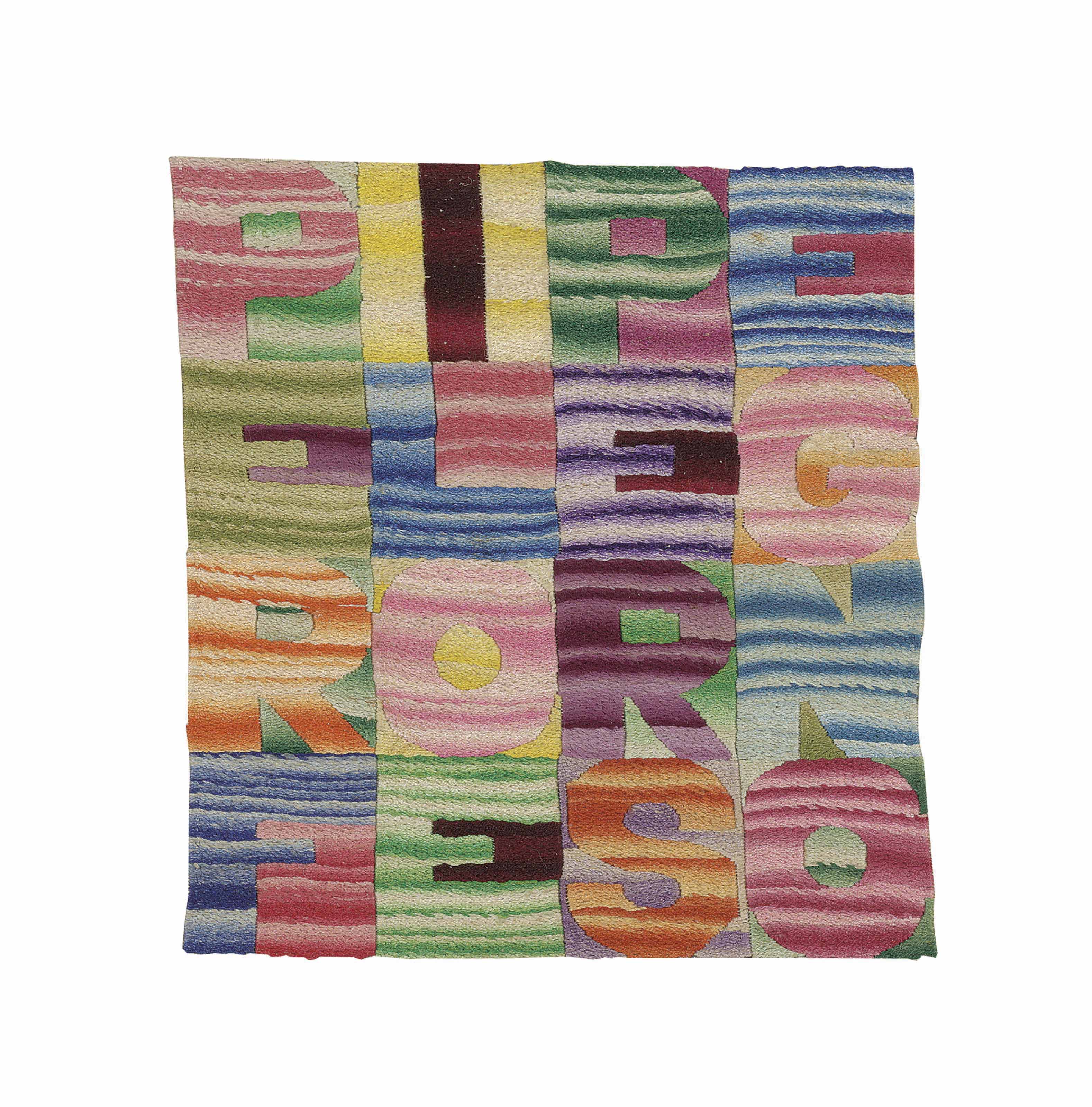 Alighiero Boetti — По порядку (по нитям и по знаку)