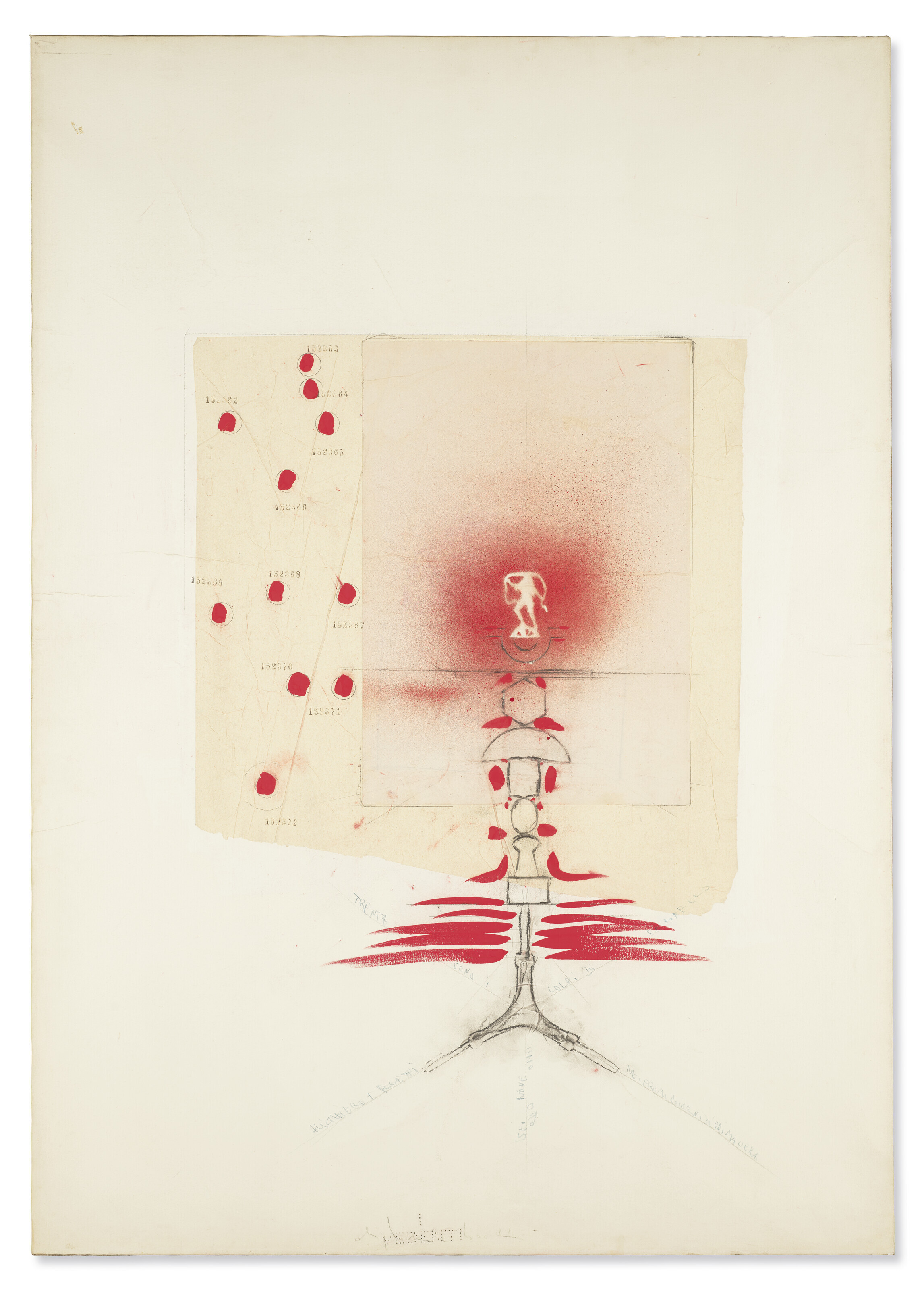 Alighiero Boetti — Сенца титоло (Трента соно и кольпи ди Пеннелло...)