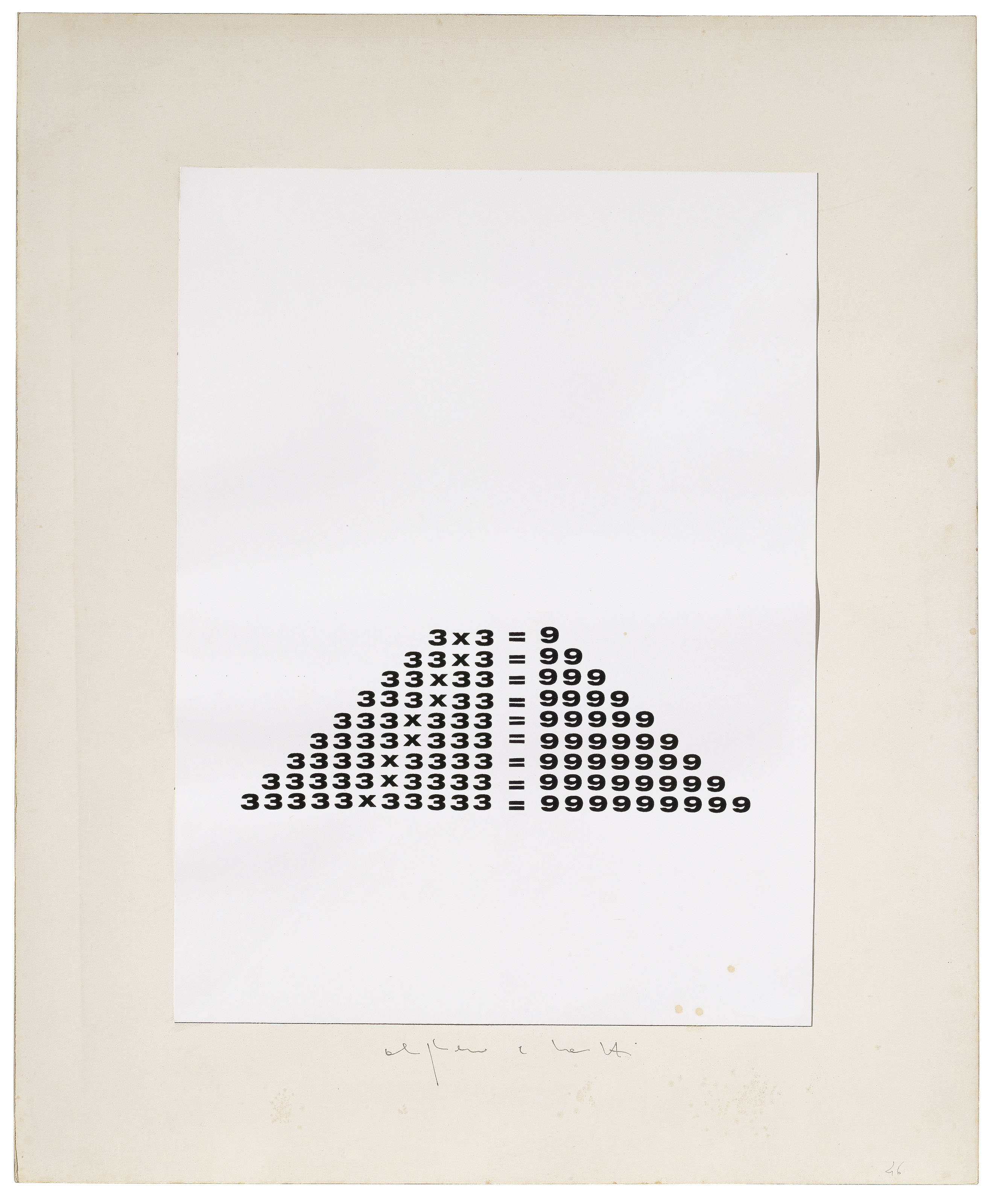Alighiero Boetti — 3 x 3 = 9 (без гарантий), изображение 3
