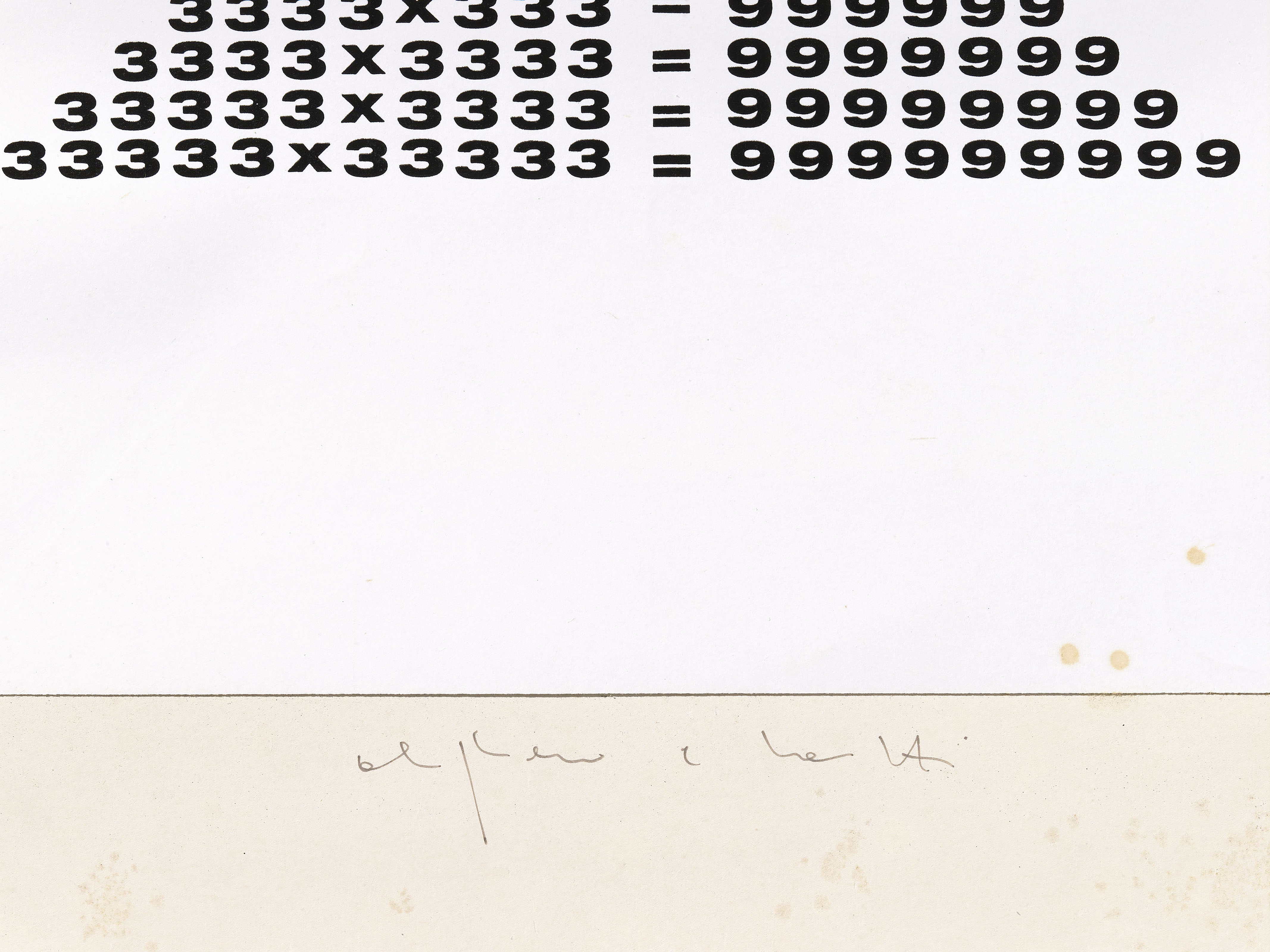 Alighiero Boetti — 3 x 3 = 9 (без гарантий), изображение 4