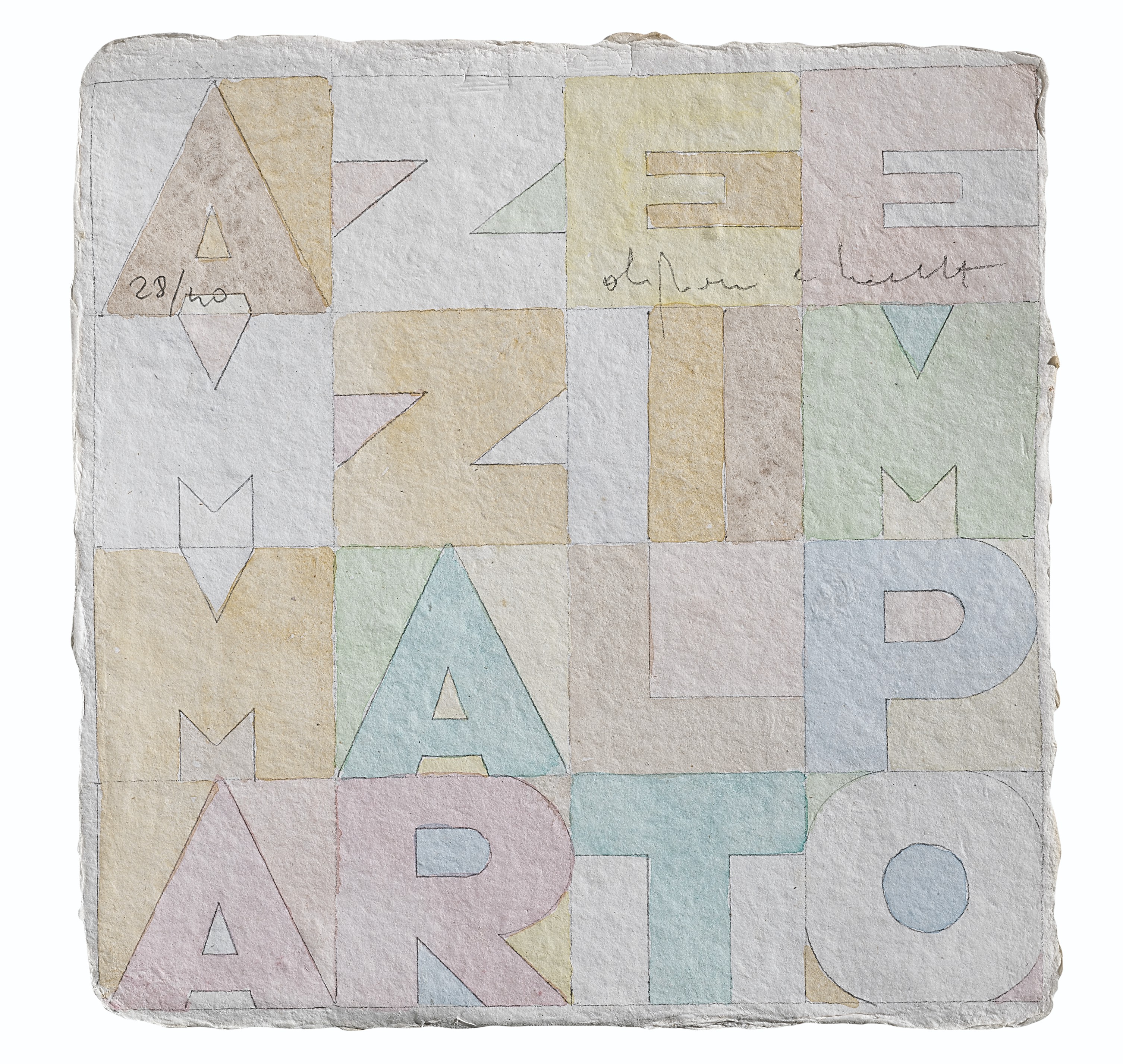 Alighiero Boetti — Новые квадраты, изображение 2