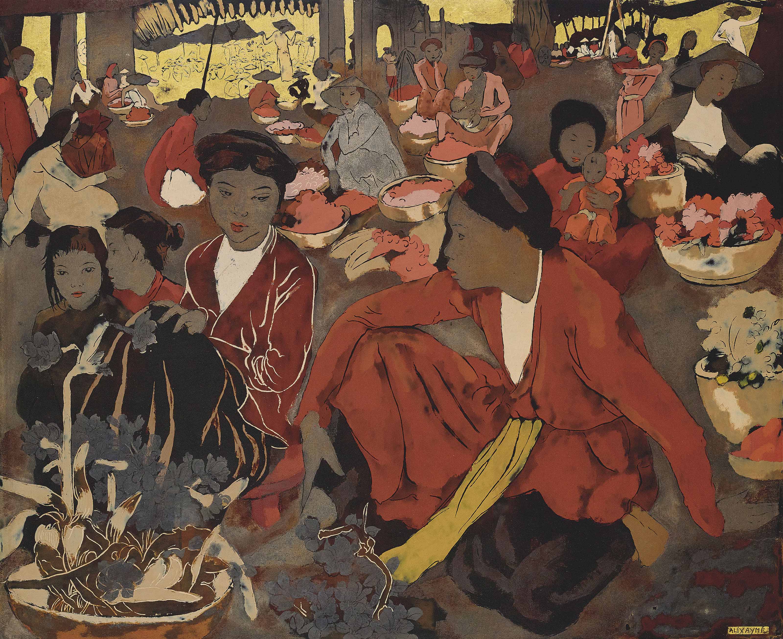Alix Aymé — Le marché (Рынок) ; и исследования