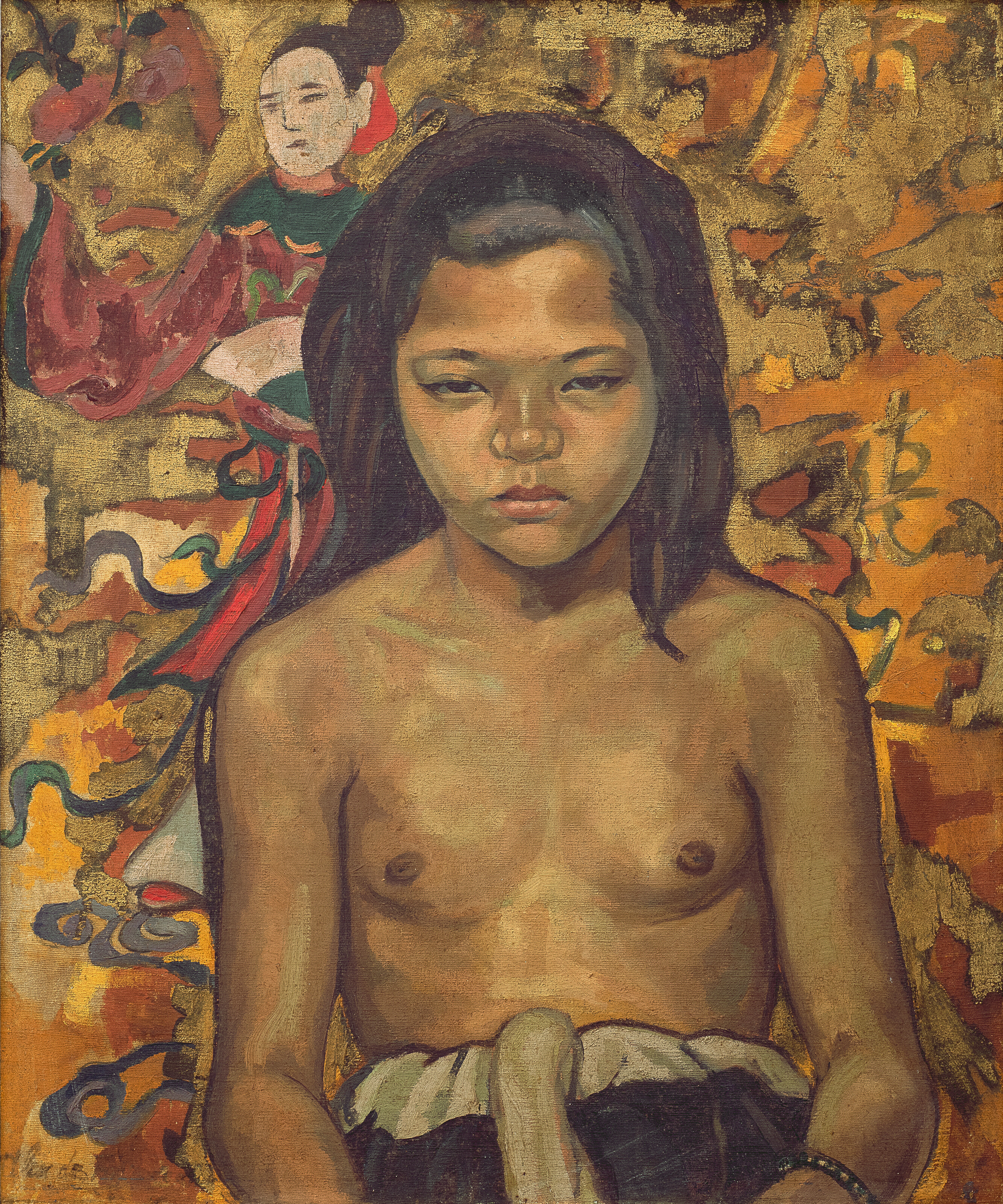 Alix Aymé — Portrait d'une jeune fille (Портрет девушки)