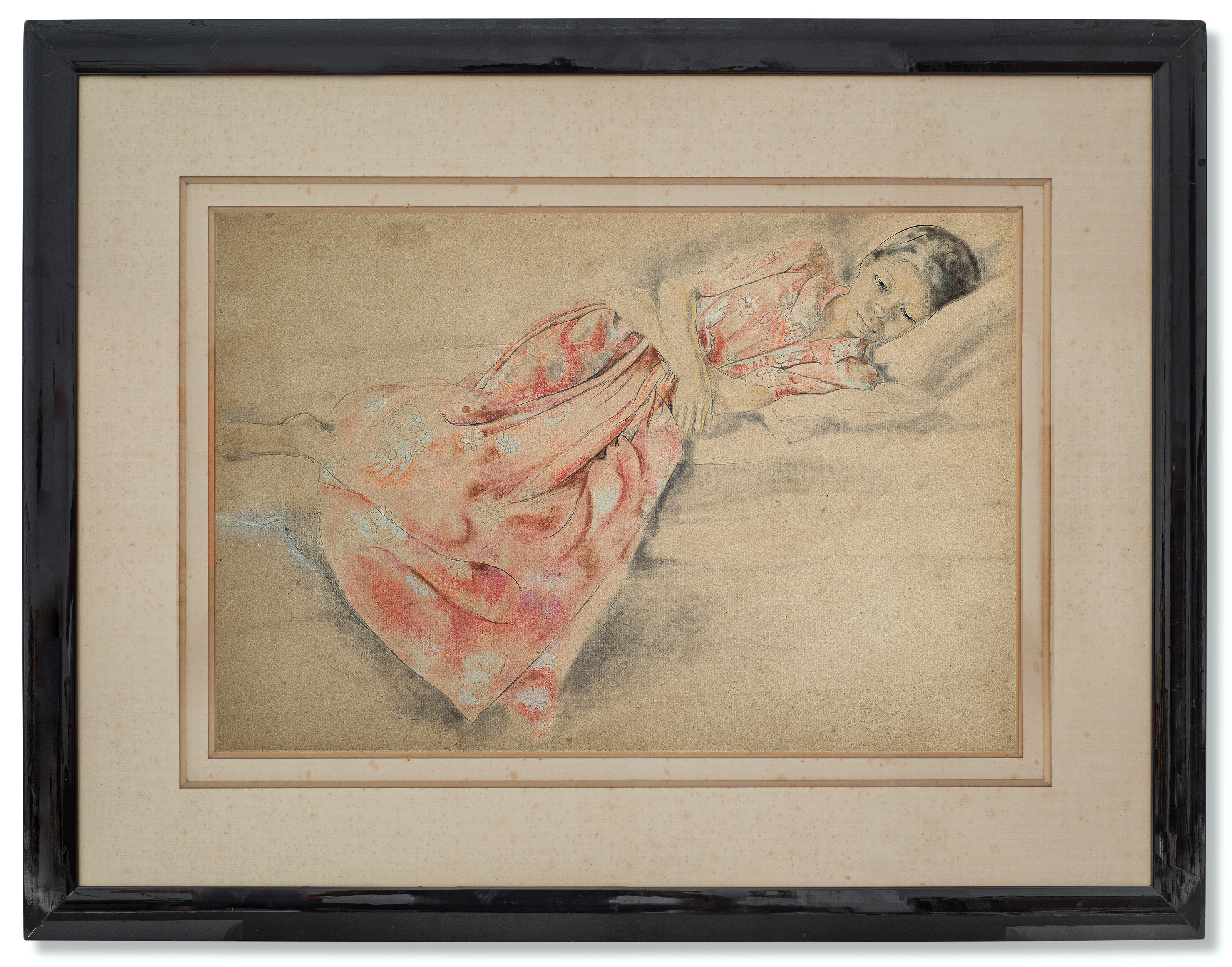 Alix Aymé — Portrait de jeunne femme Annamite (Портрет молодой аннамитской дамы), изображение 2