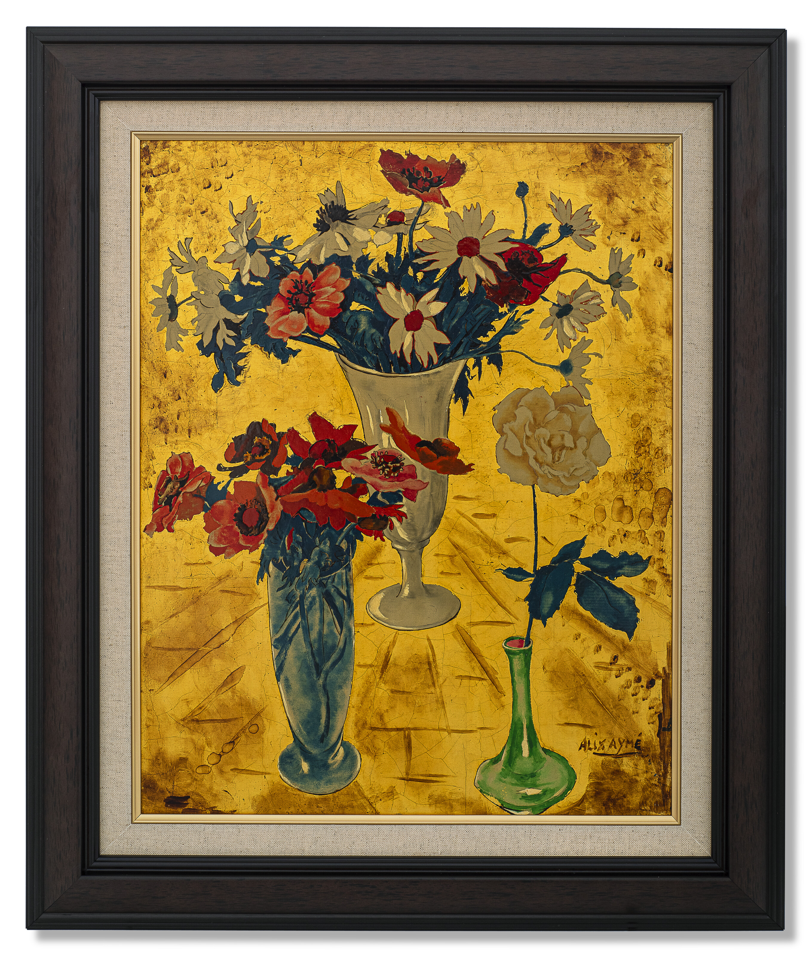 Alix Aymé — Trois vases de fleurs (Три вазы для цветов), изображение 2