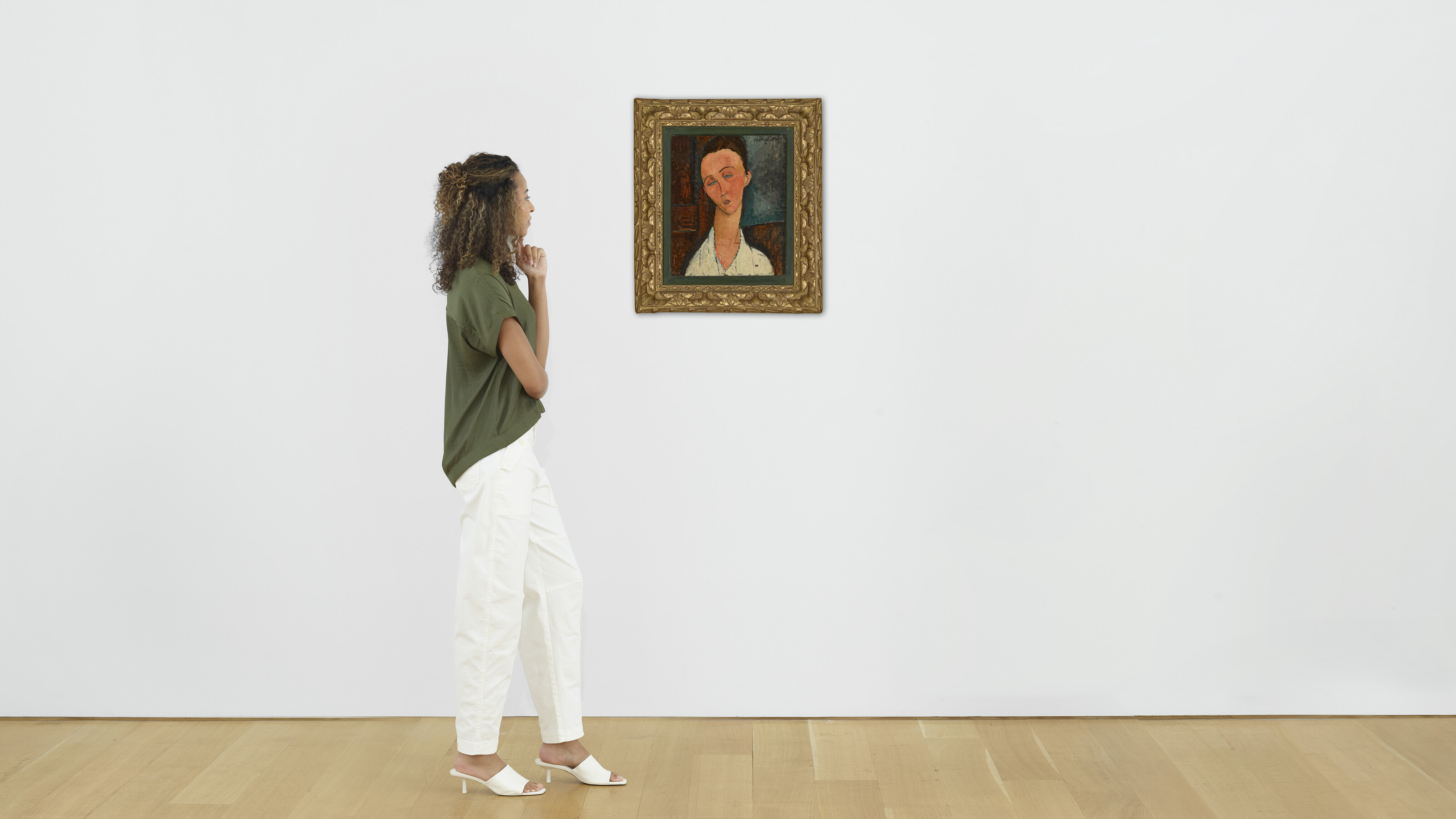 Amedeo Modigliani — Портрет Луны Чеховской, изображение 4