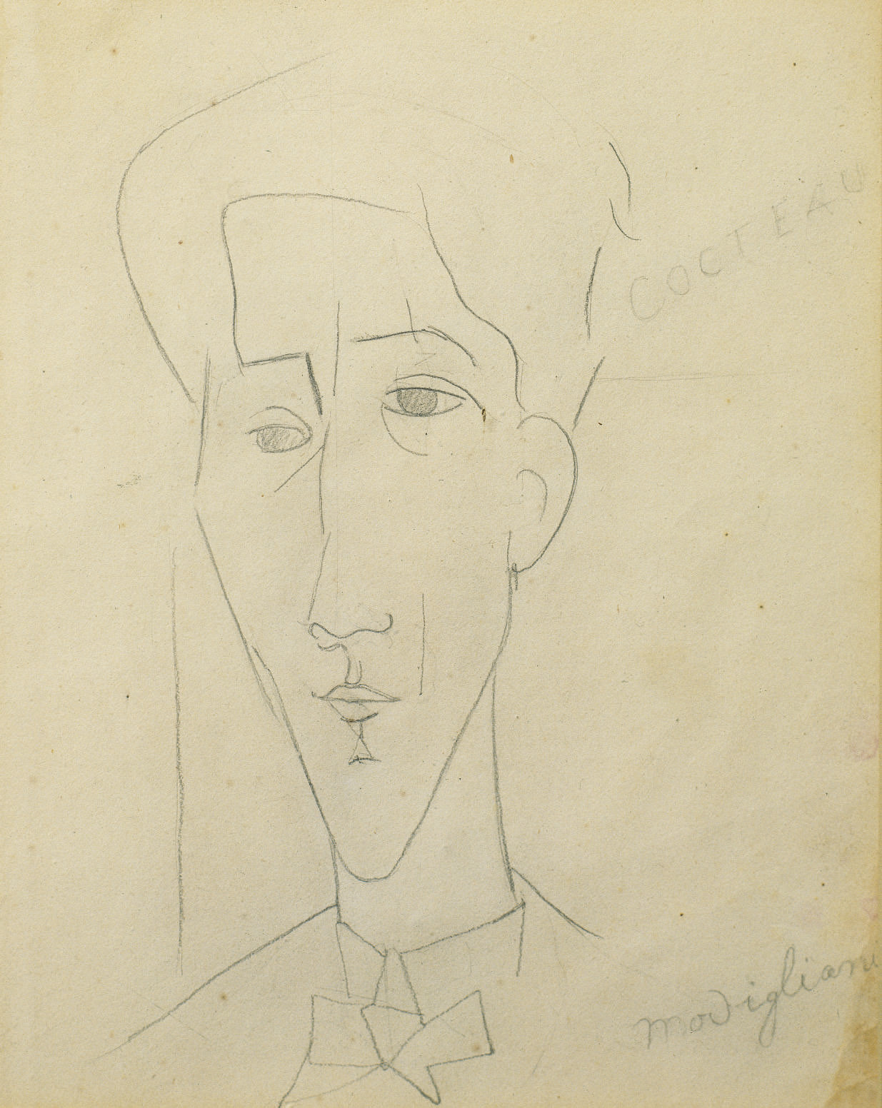 Amedeo Modigliani — Портрет Жана Кокто