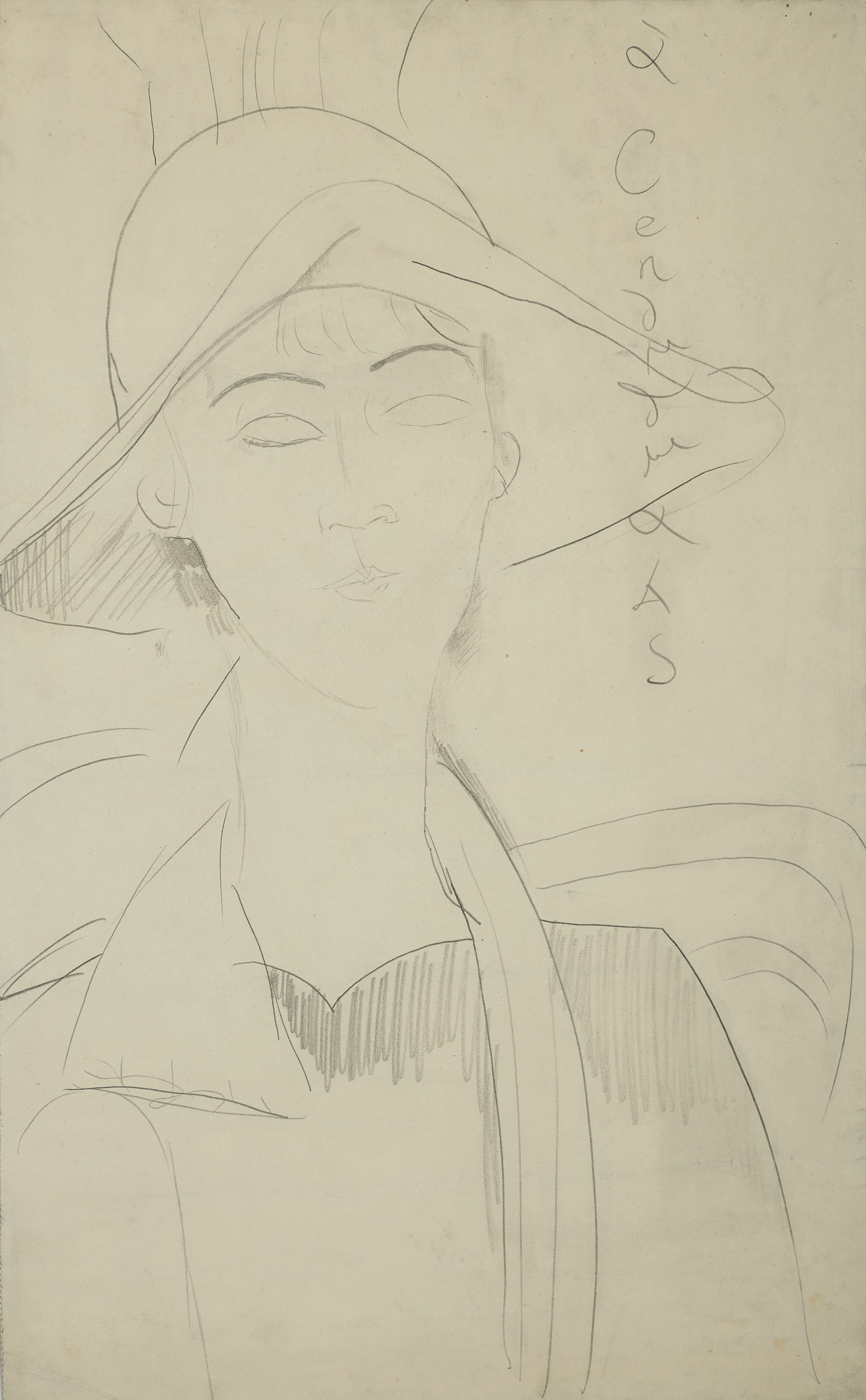 Amedeo Modigliani — Портрет Габриэль