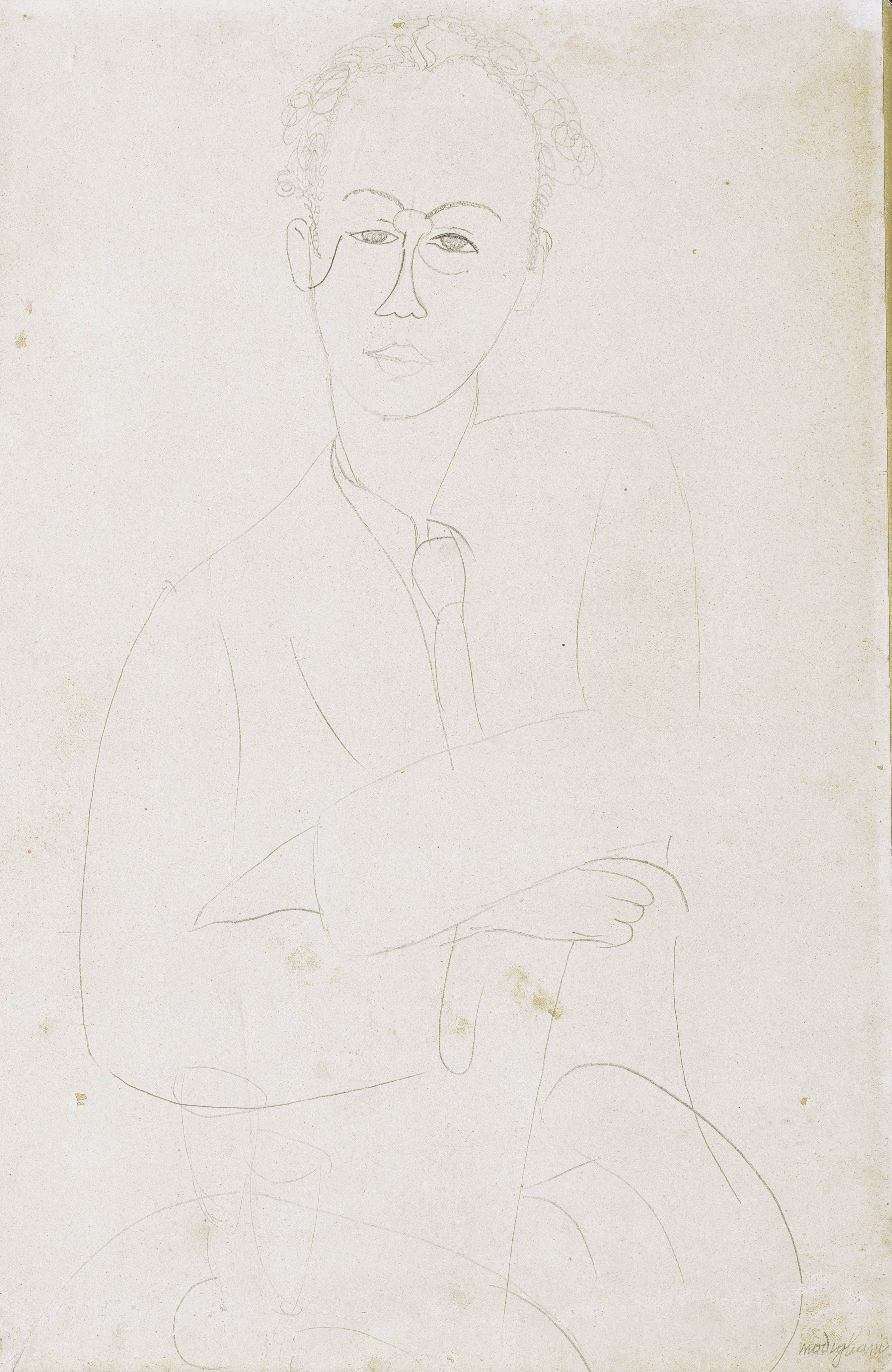 Amedeo Modigliani — Портрет Мишеля Кикойна