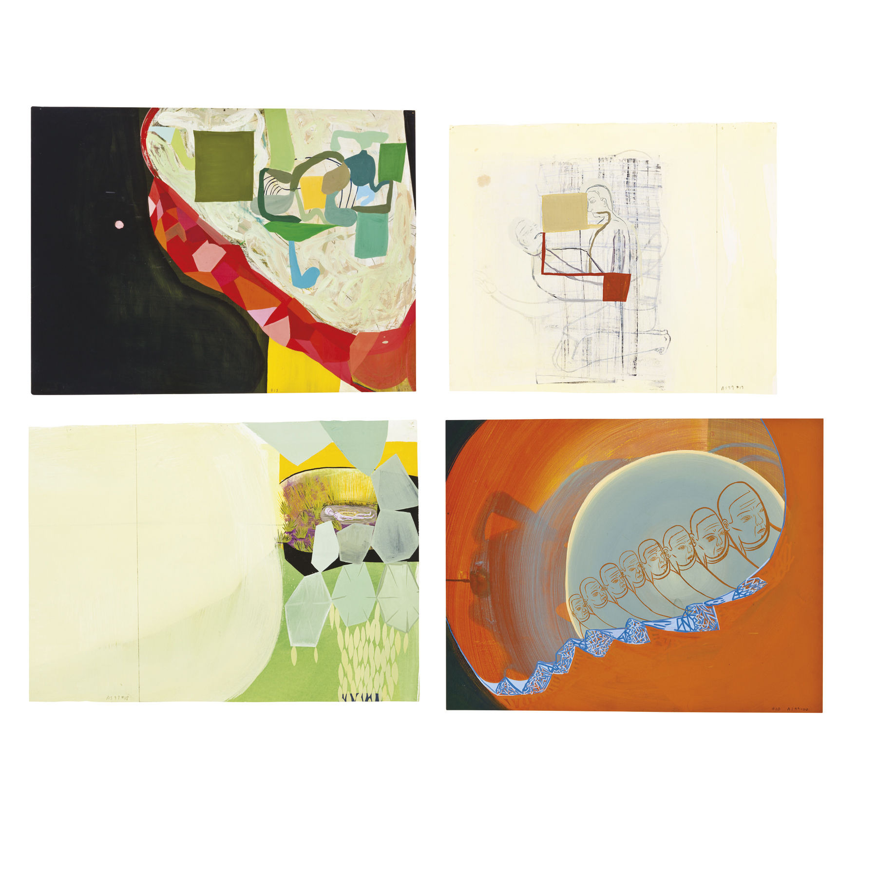 Amy Sillman — Линия Умбрии (№17-20)