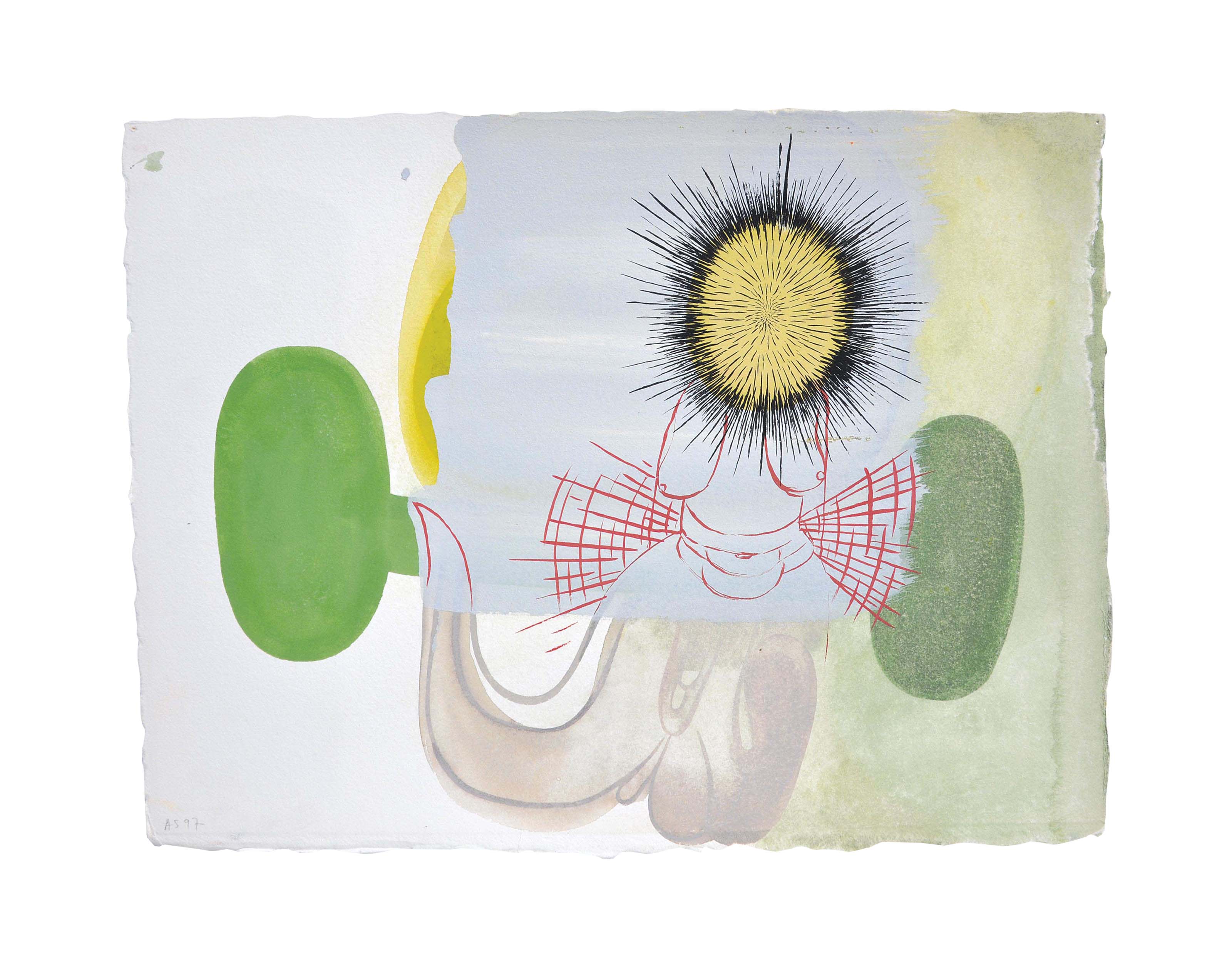 Amy Sillman — Без названия (грудь)