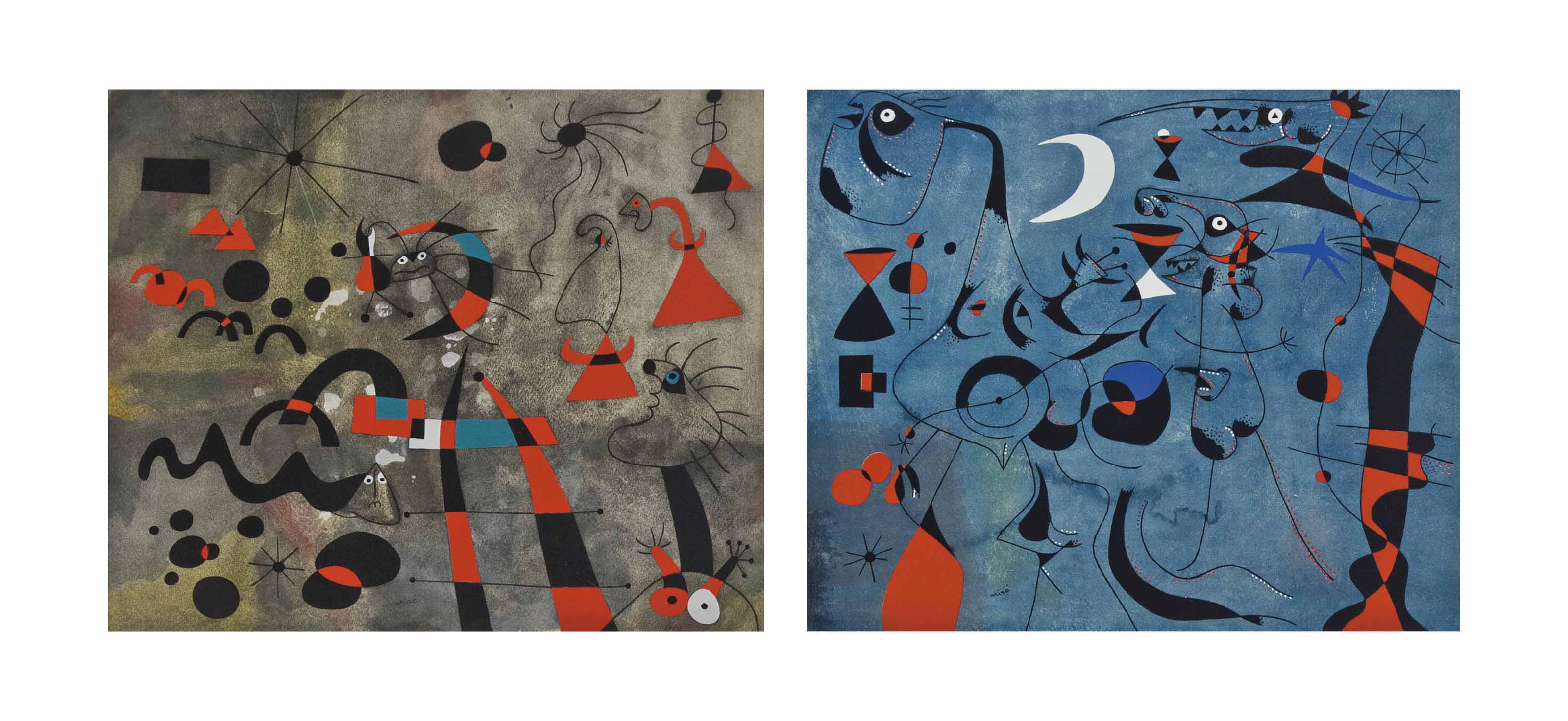 André Breton — Андре Бретон, "Созвездия", галерея Пьера Матисса, Нью-Йорк, 1959