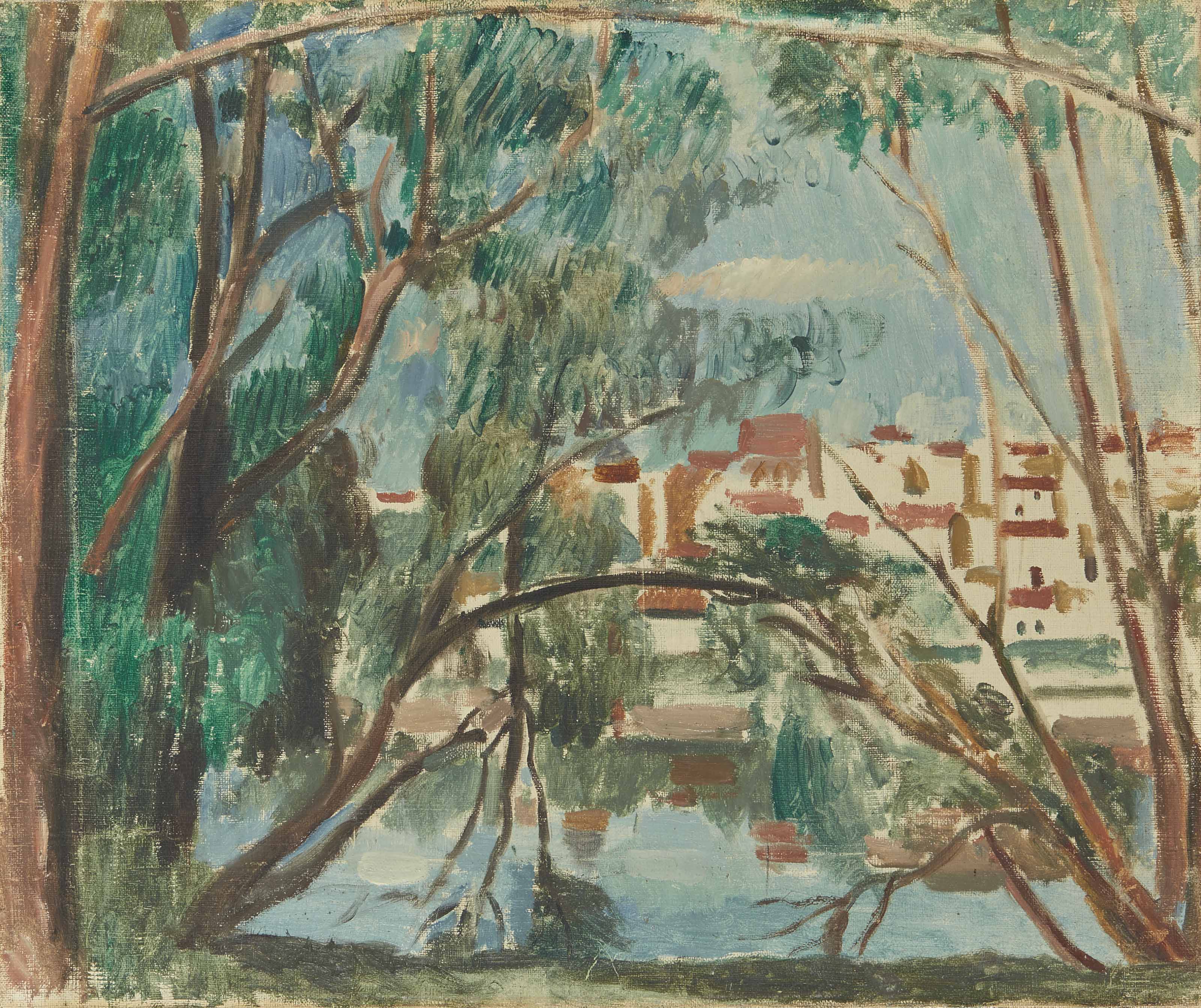 André Derain — Границы Сены с карьерами-сюр-Сен