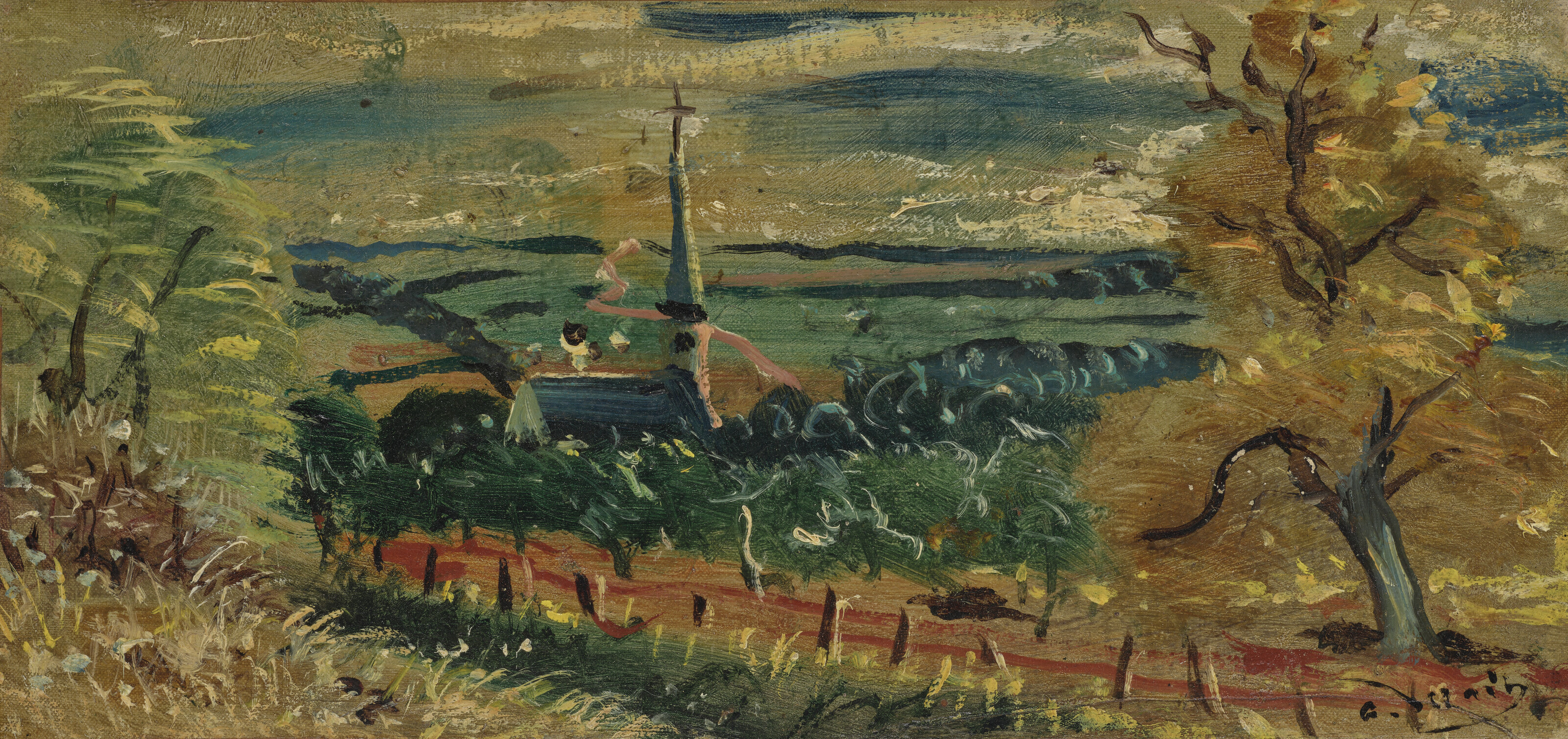 André Derain — Улица Доннемари-ан-Монтуа, изображение 1