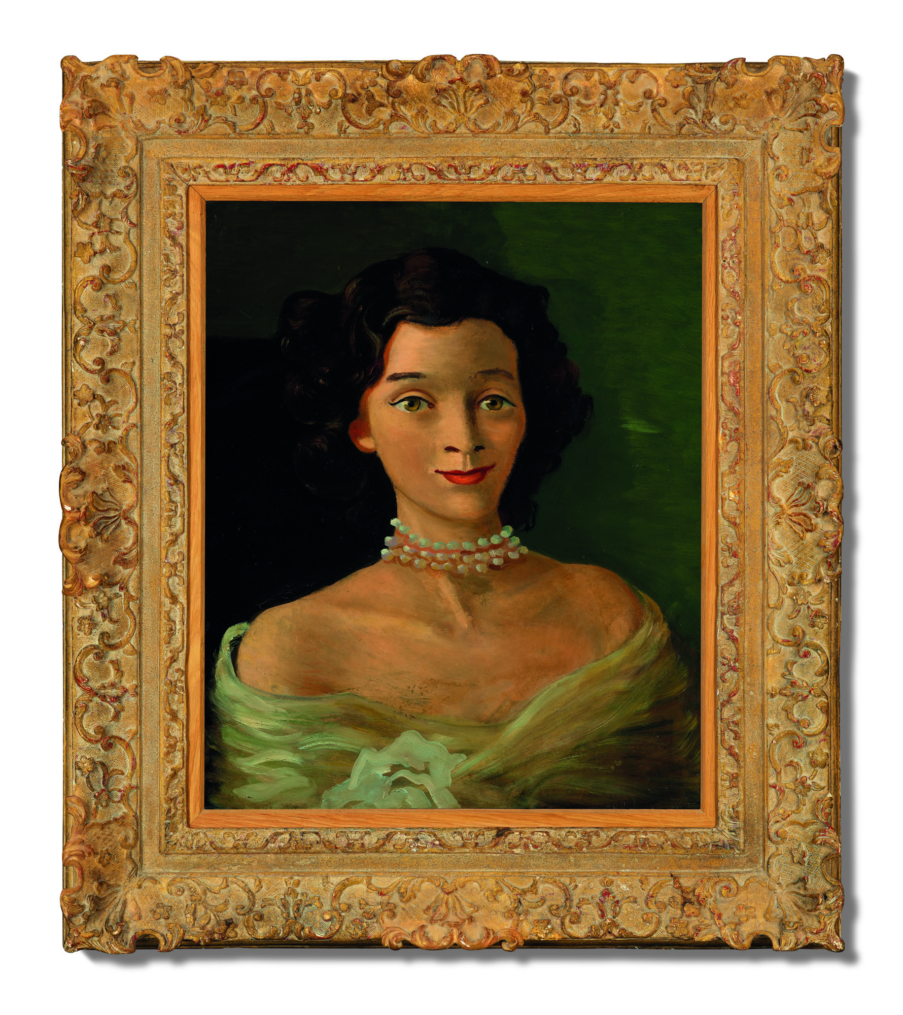 André Derain — Женский портрет на колье из жемчуга (Портрет Эдмонда Шарля-Ру), изображение 3
