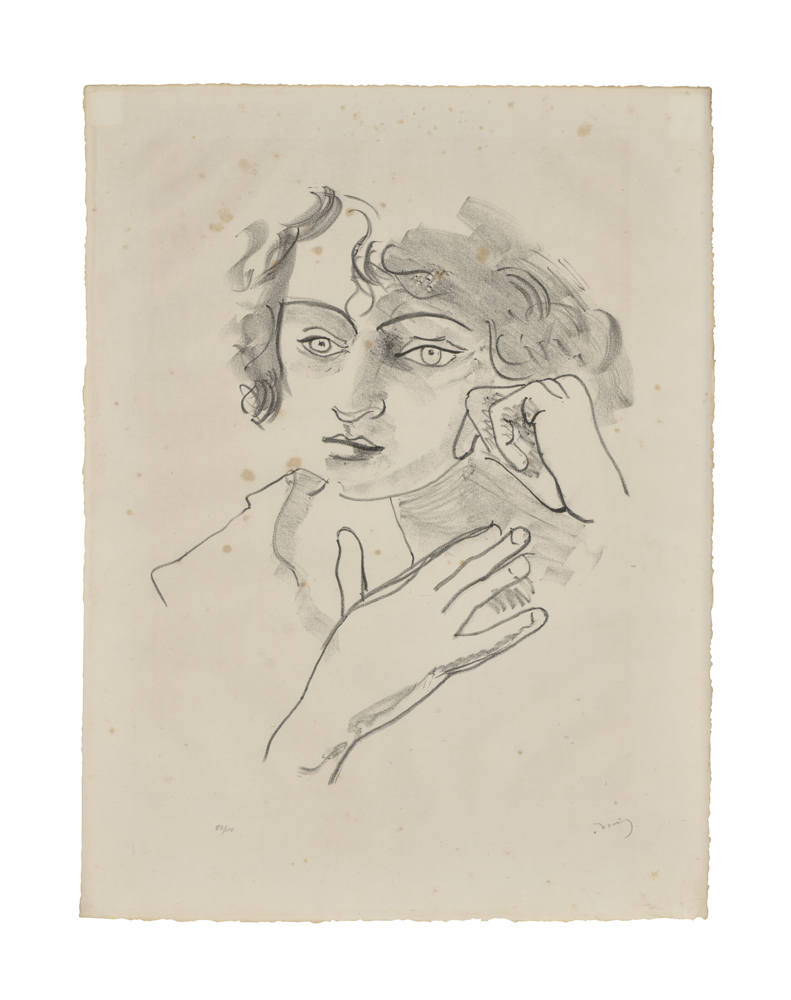 André Derain — Наедине с женщиной, которая видит тебя только с двух сторон.