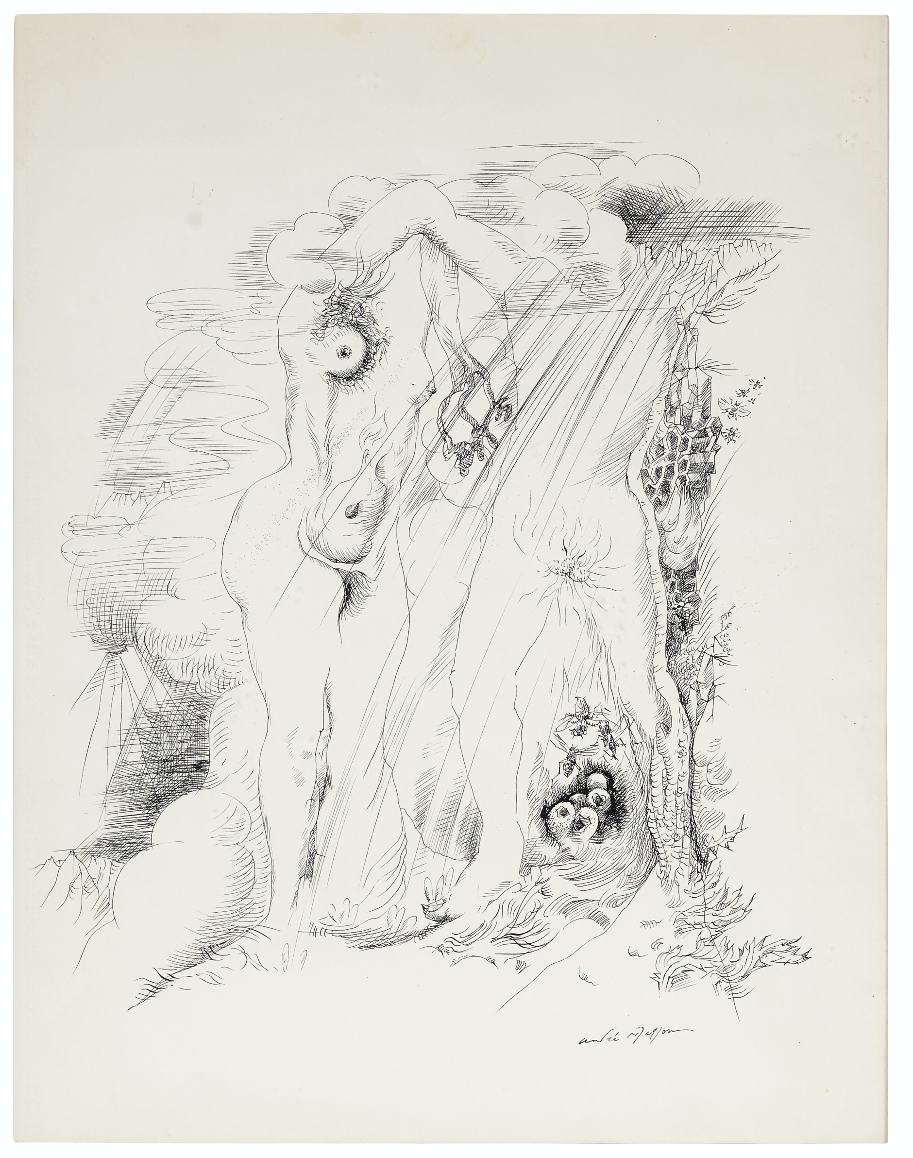 André Masson — Путь к счастью, Источник жизни, изображение 1