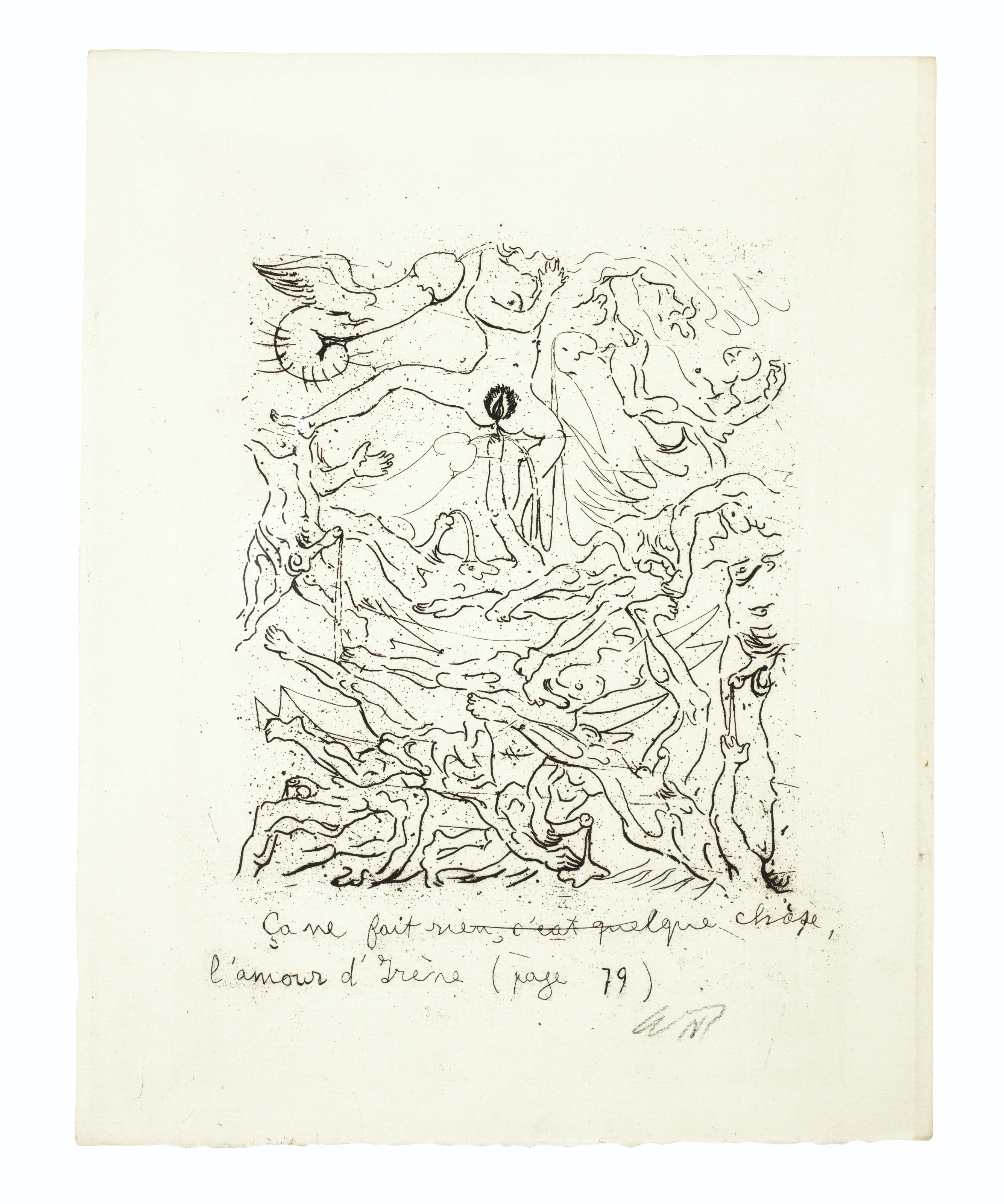 André Masson — Свадьба в Ирене : три тарелки, изображение 2