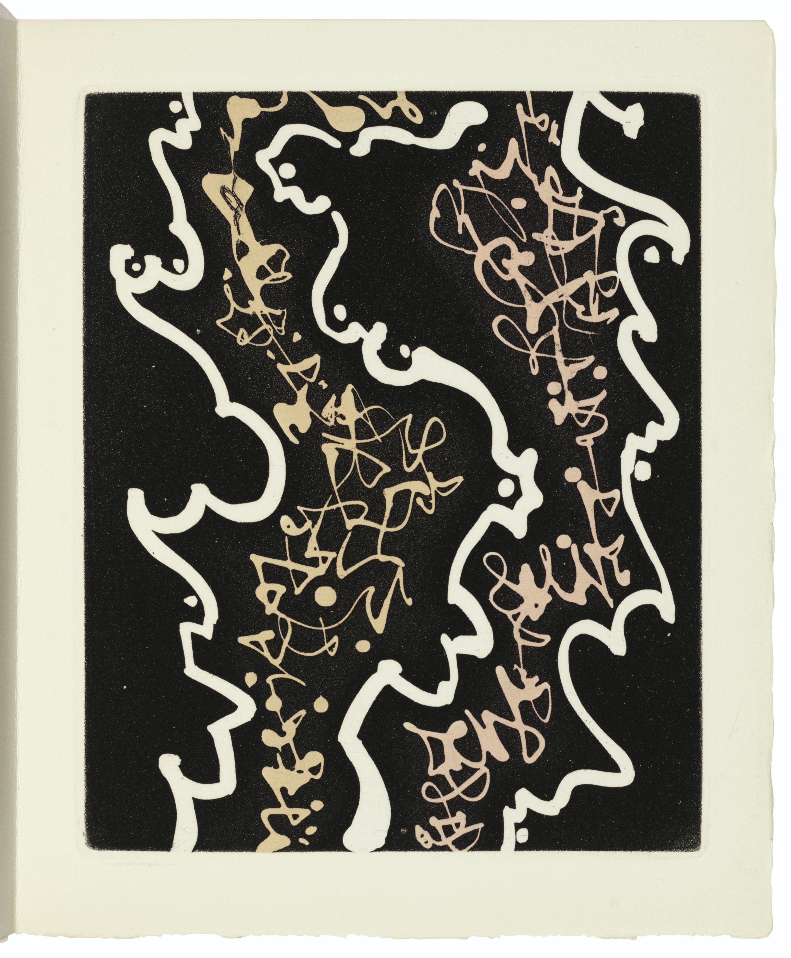 André Masson — Робер Деснос, "Шахты Рьена", Л. Бродер, Париж, 1957, изображение 2
