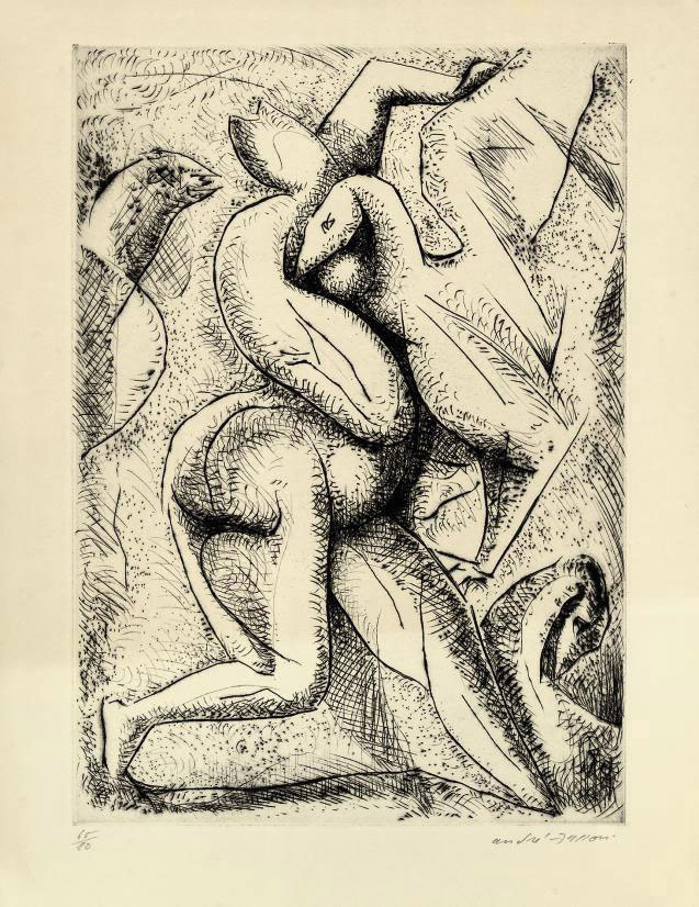 André Masson — Привлекательная женщина для мужчин, из портфолио Brunidor, номер 2 (Крамер 34)