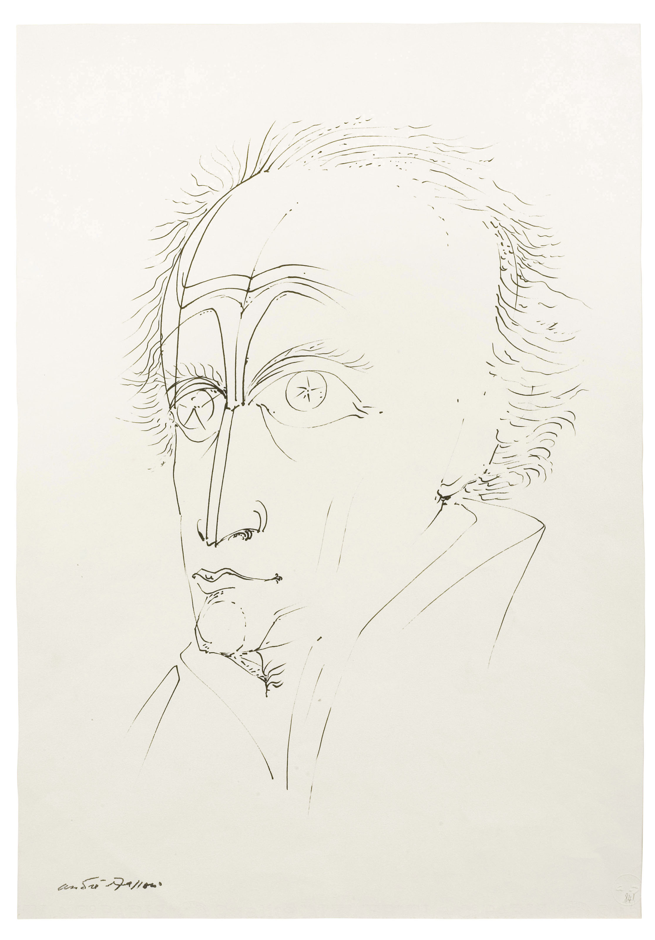 André Masson — Гете: воображаемый портрет