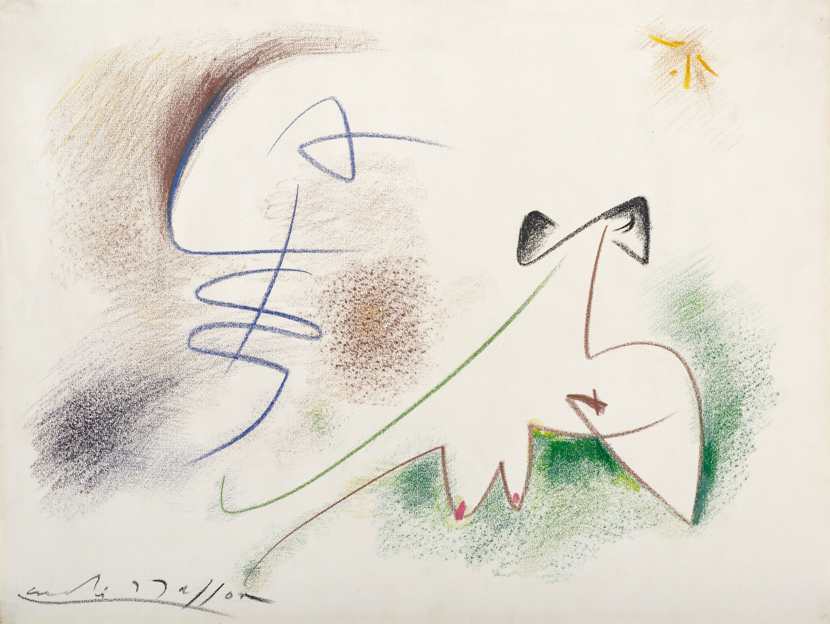 André Masson — Женщина и воин
