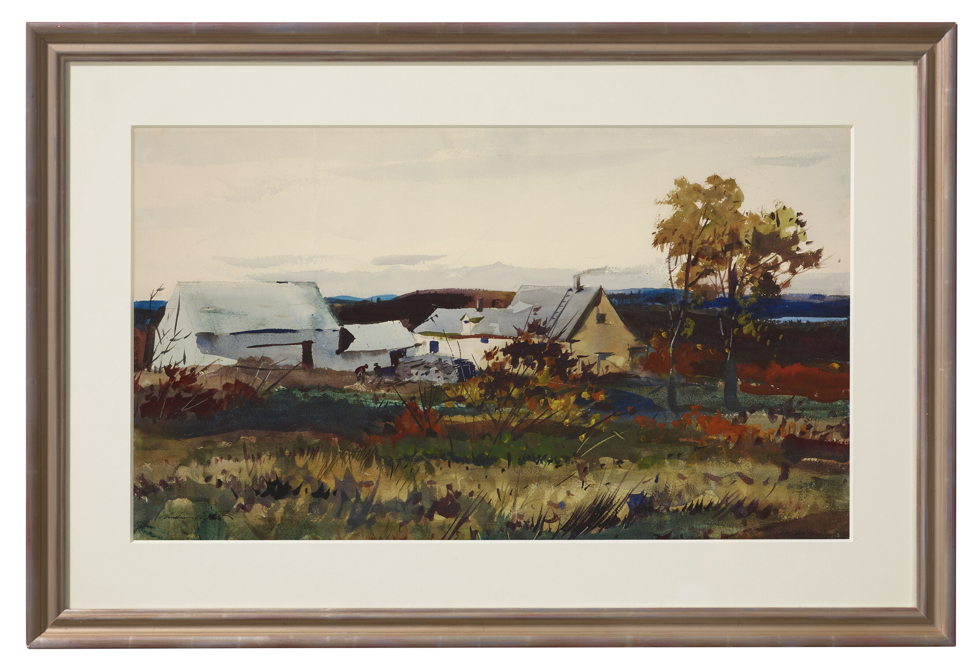 Andrew Wyeth — Холмистая ферма, изображение 2