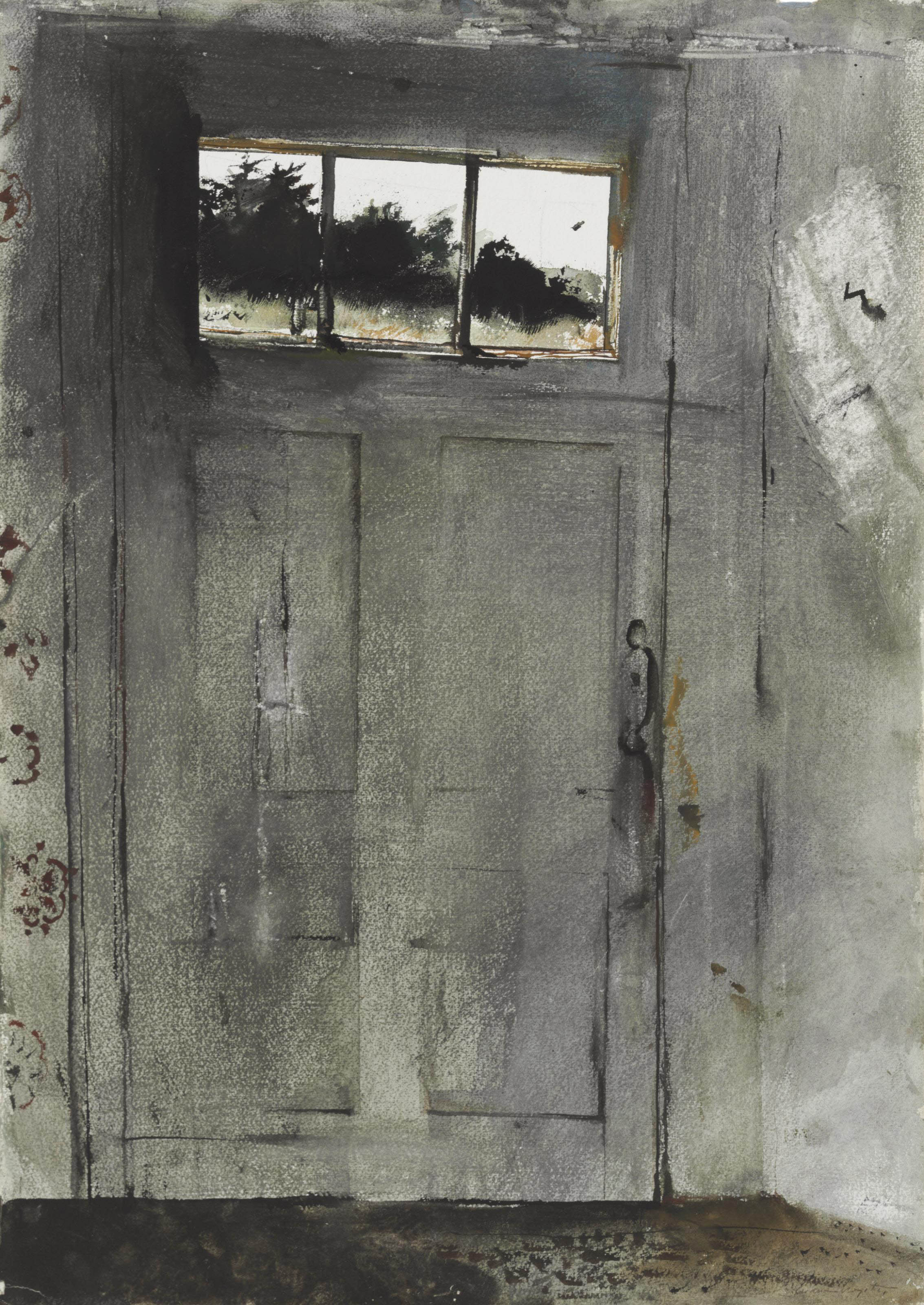 Andrew Wyeth — Парадная дверь в доме Тила