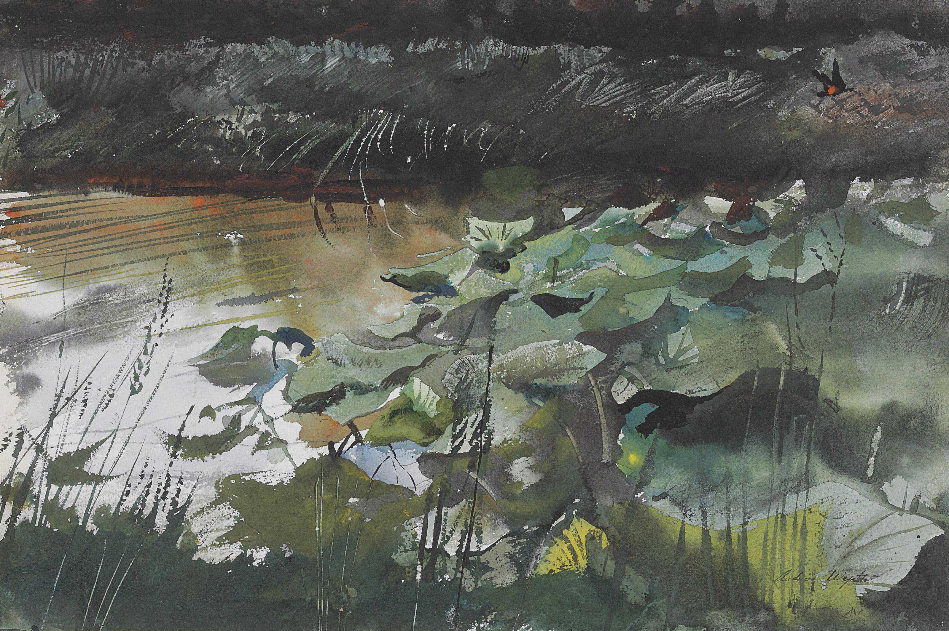 Andrew Wyeth — Лепестки лилий