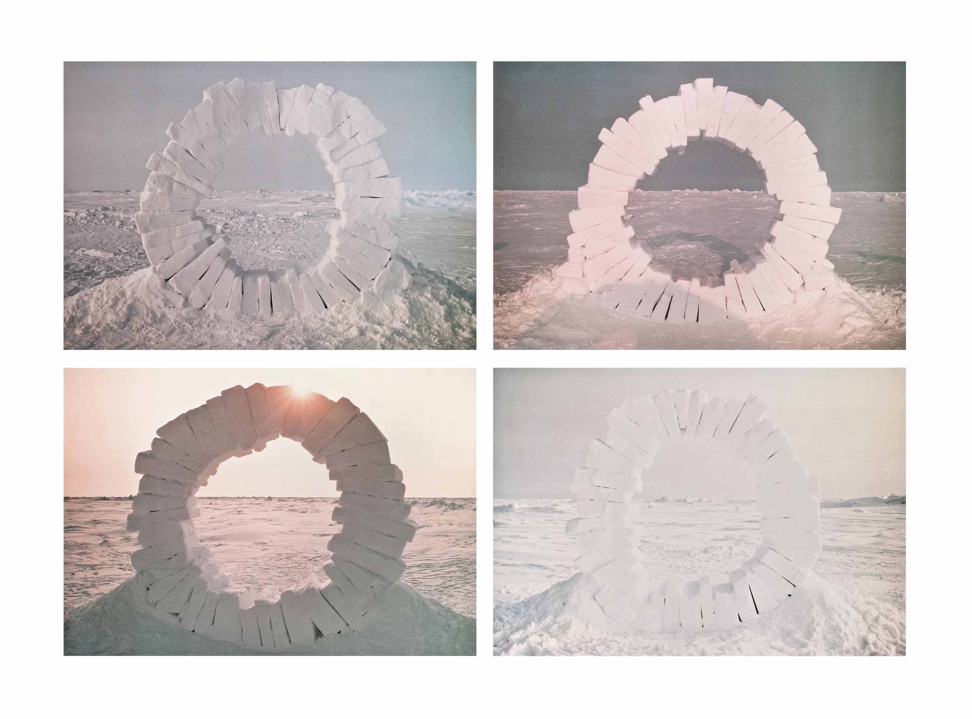 Andy Goldsworthy — Лед (1, 2, 3 и 4)