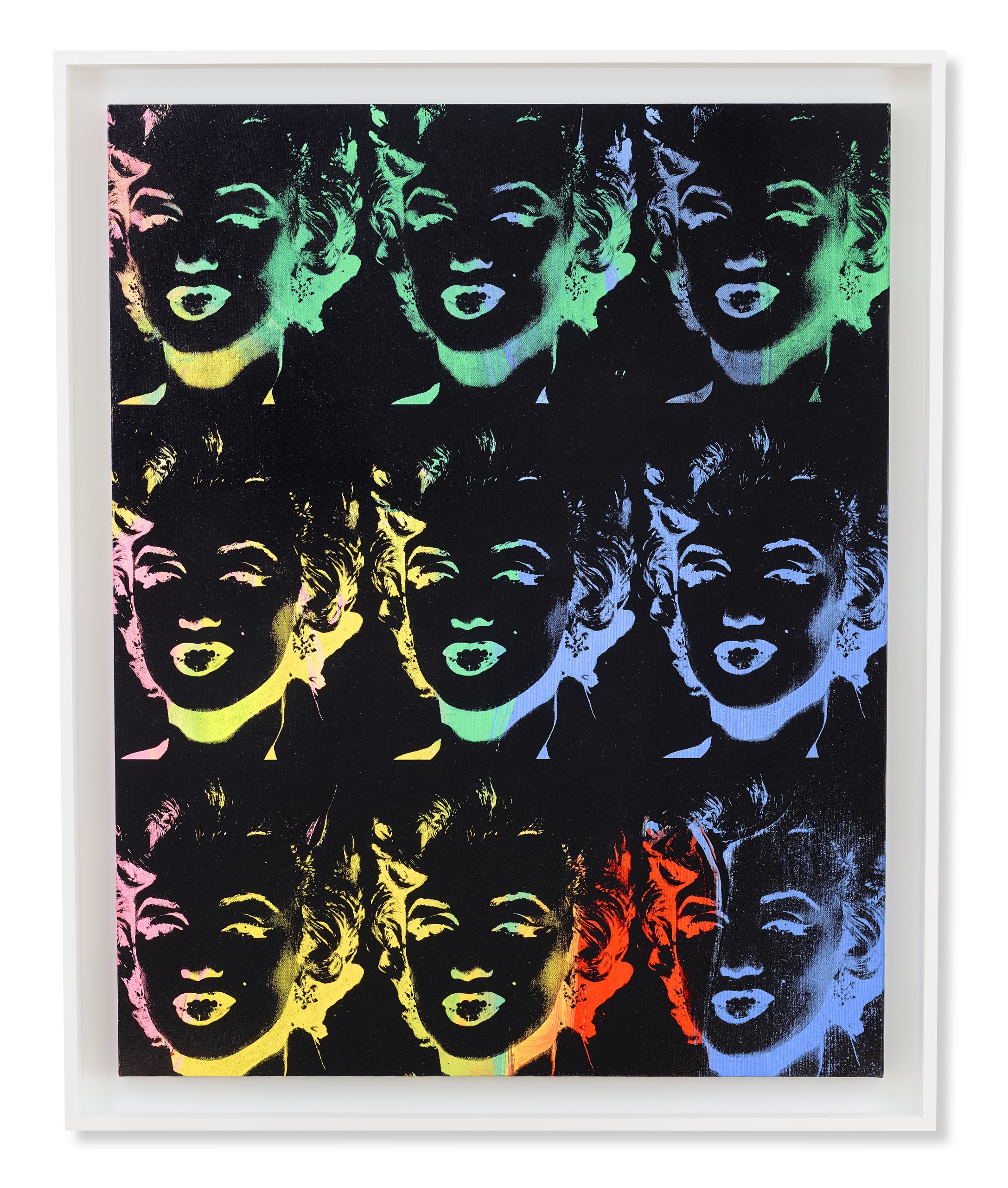 Andy Warhol — Девять разноцветных Мэрилин (перевернутая серия), изображение 2