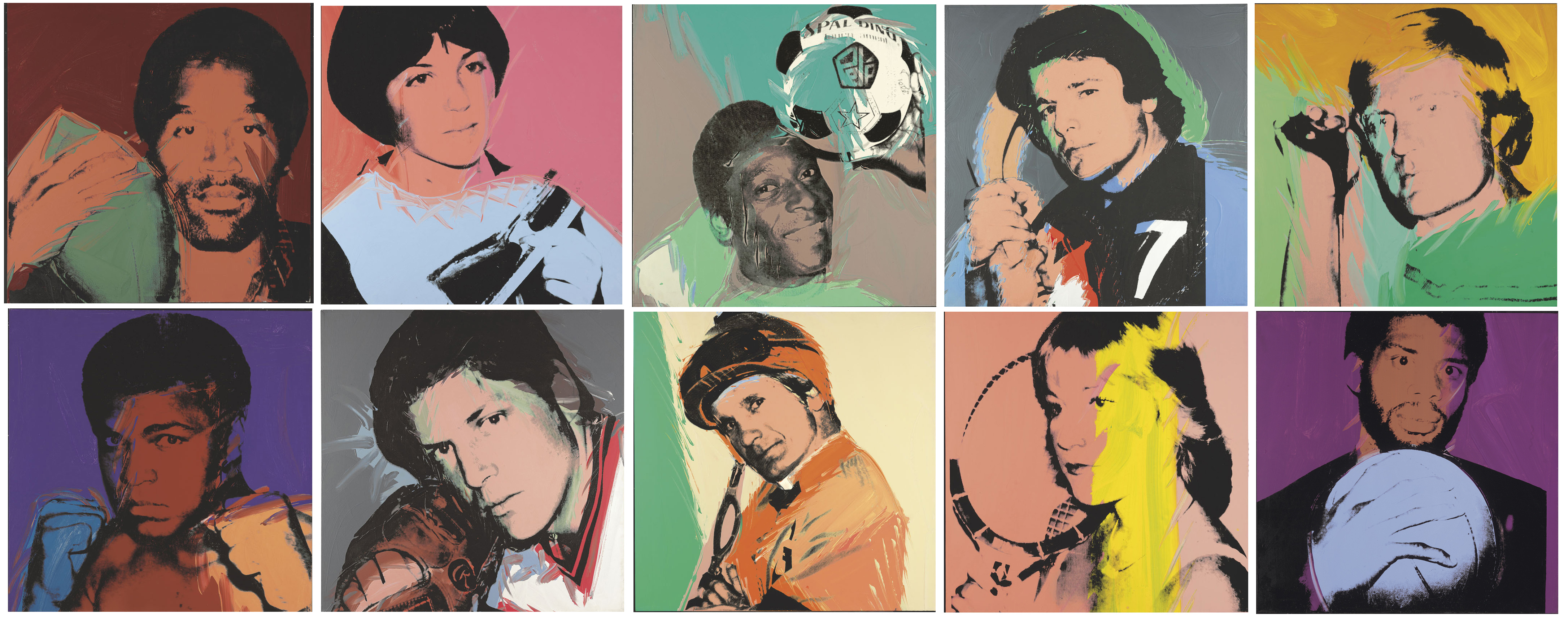 Andy Warhol — Полная серия Athletes