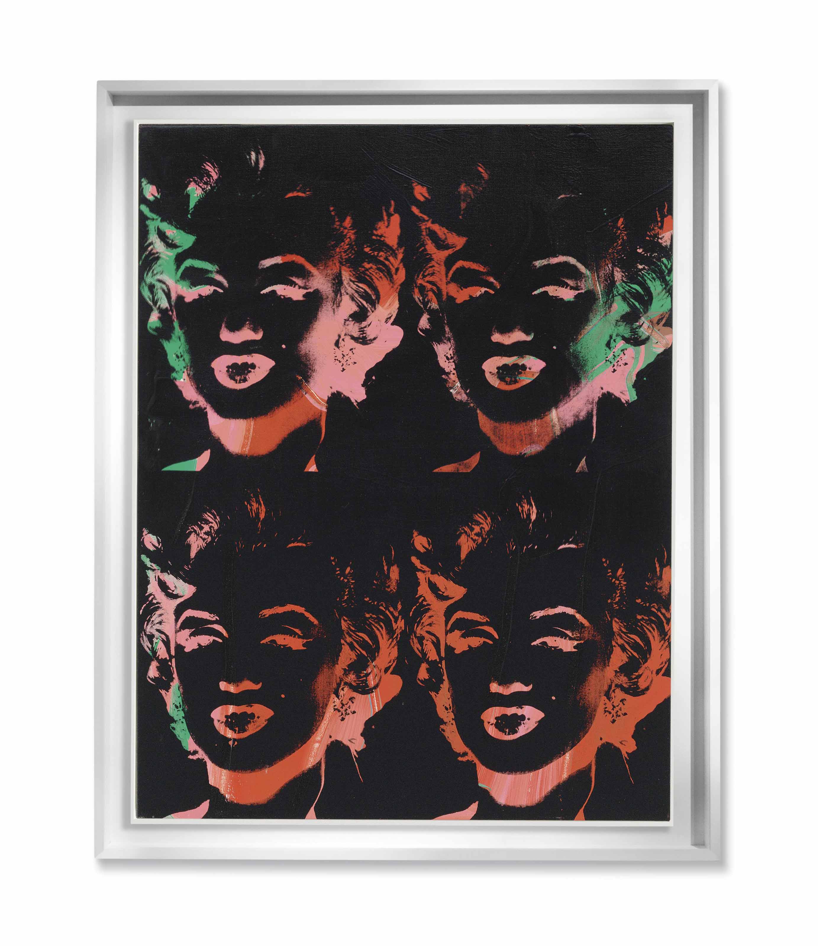 Andy Warhol — Четыре разноцветные Мэрилин (серия разворотов)