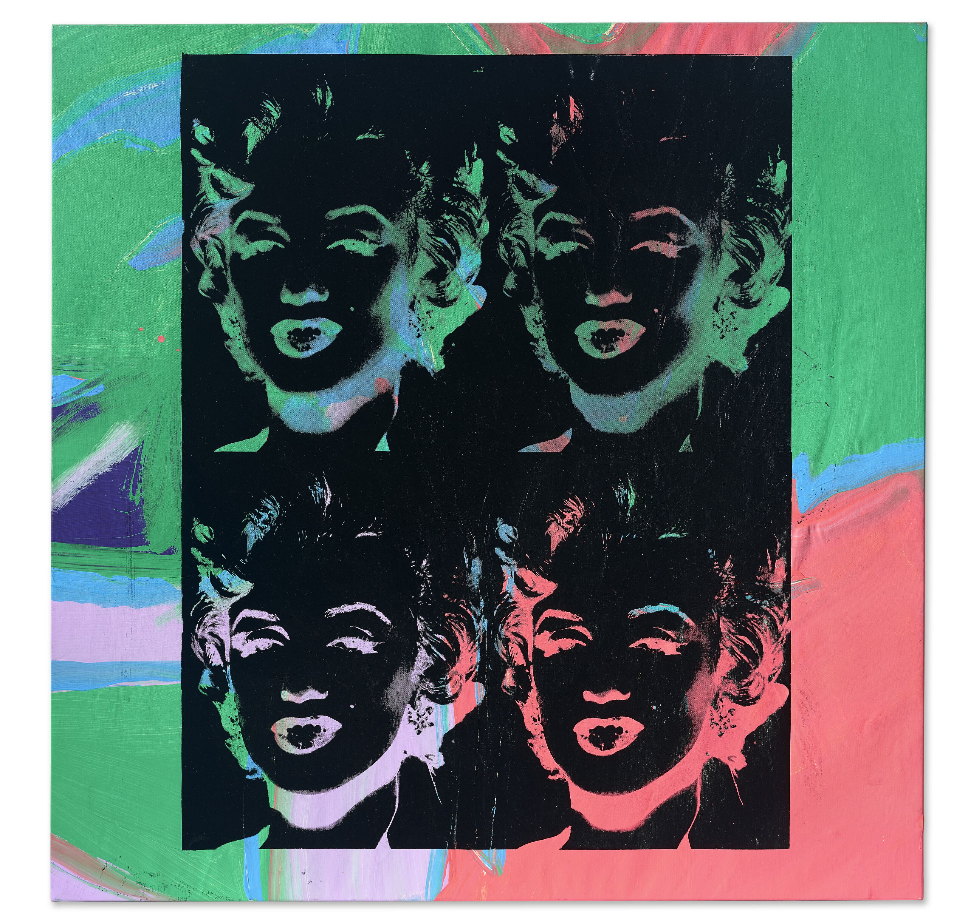 Andy Warhol — Четыре разноцветные Мэрилин (серия разворотов), изображение 1