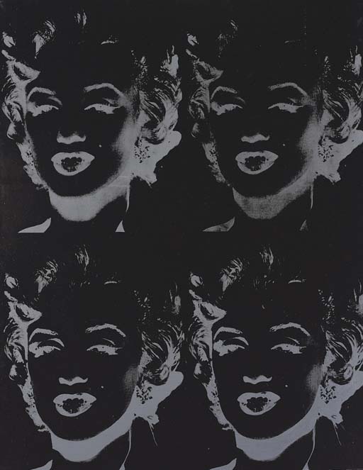 Andy Warhol — Четыре Мэрилин (серия обращений)