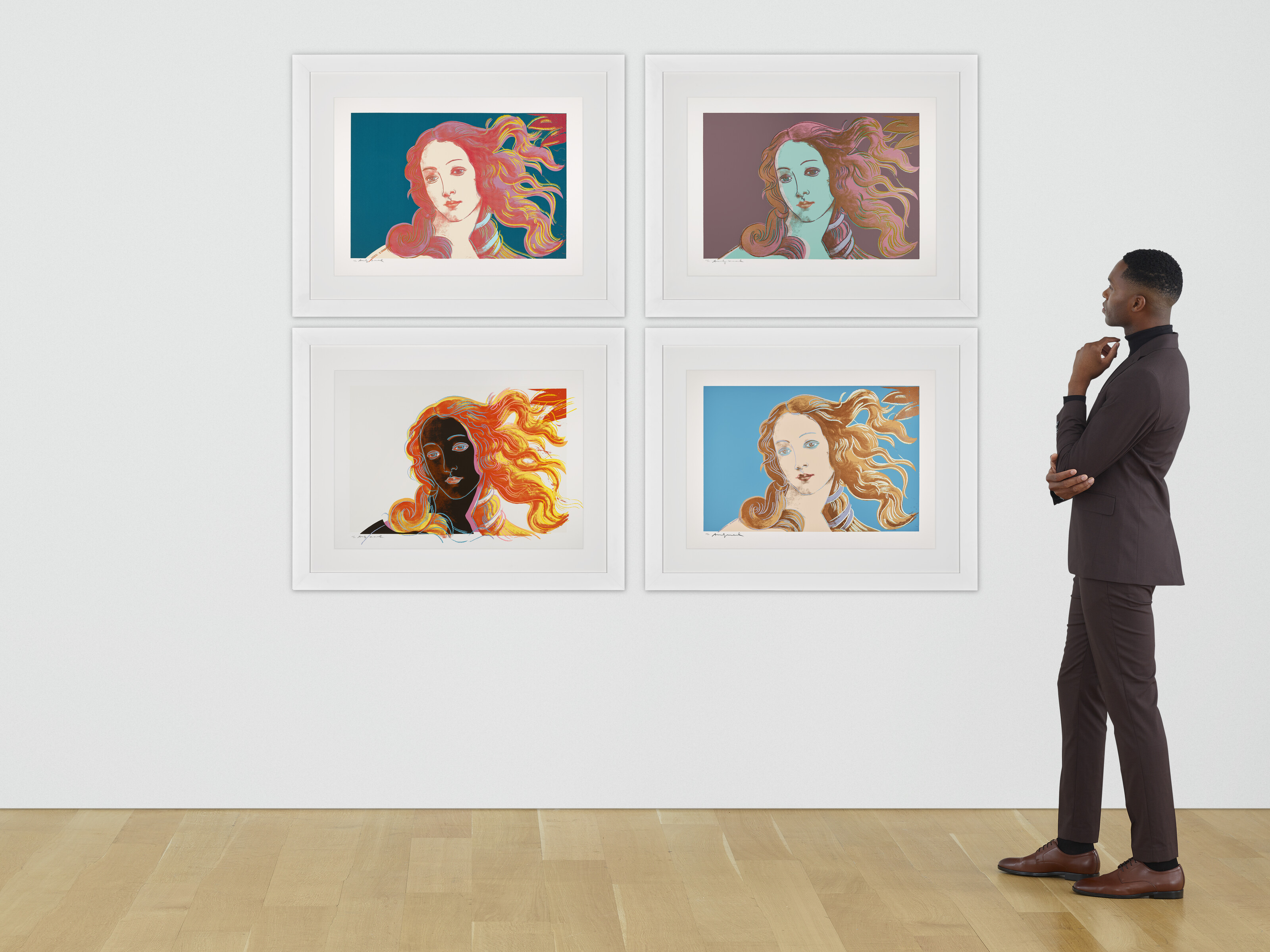 Andy Warhol — Детали картин эпохи Возрождения (Сандро Боттичелли, "Рождение Венеры", 1482), изображение 10