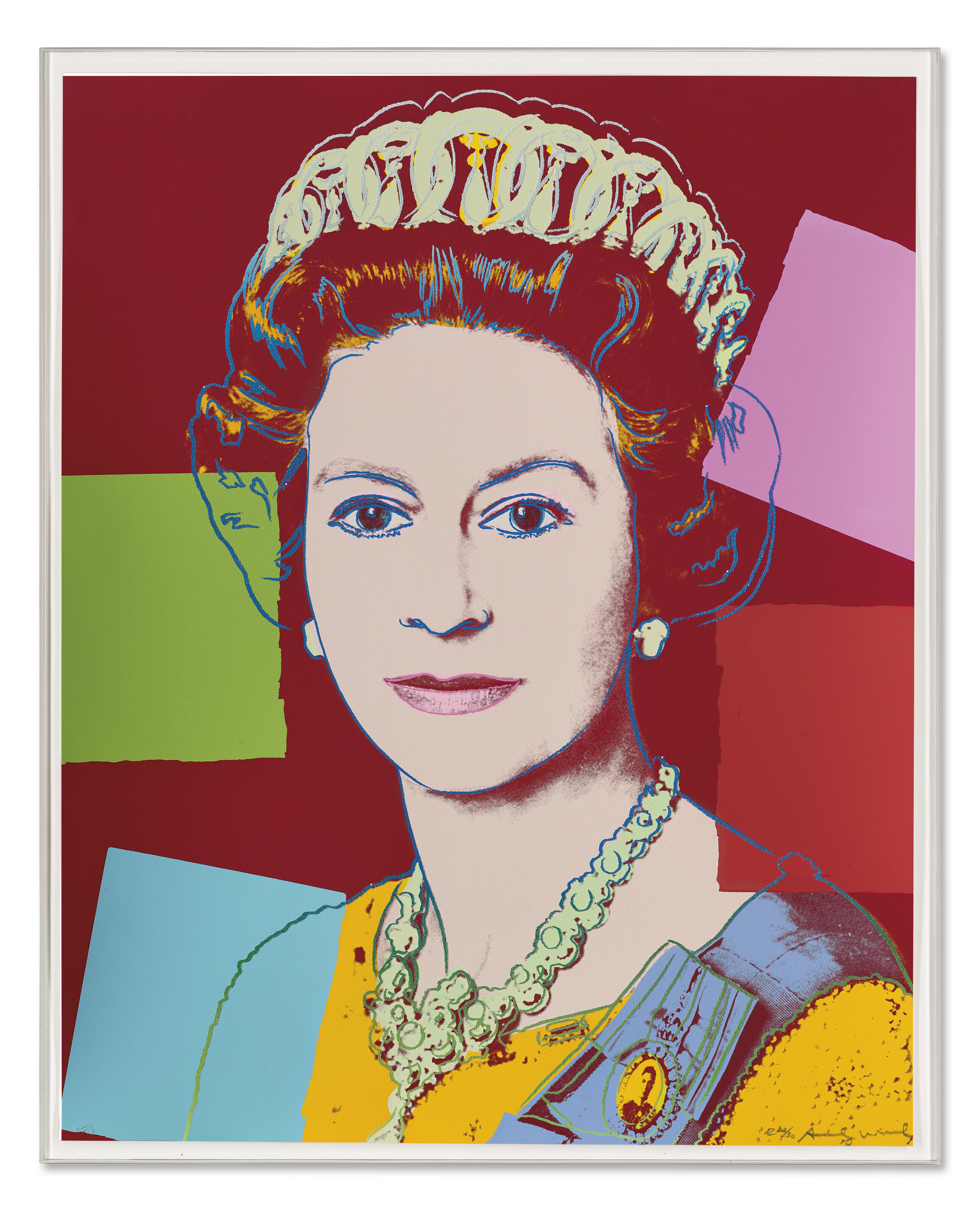 Andy Warhol — Королева Елизавета II, от: Reinging Queens (Королевское издание), изображение 2
