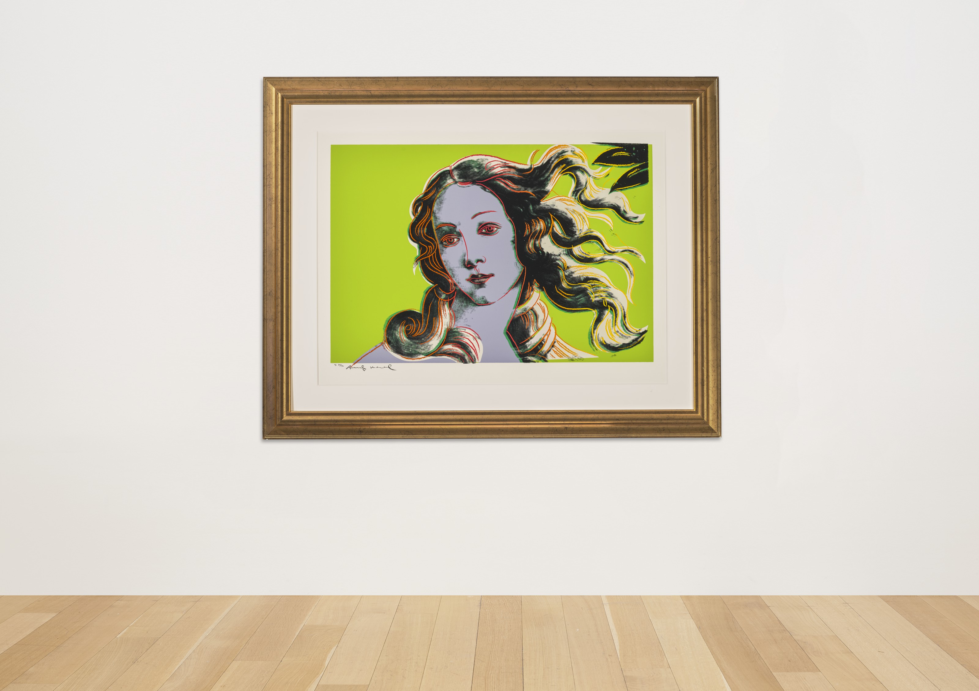 Andy Warhol — Детали картин эпохи Возрождения (Сандро Боттичелли, "Рождение Венеры", 1482) : одна гравюра, изображение 3